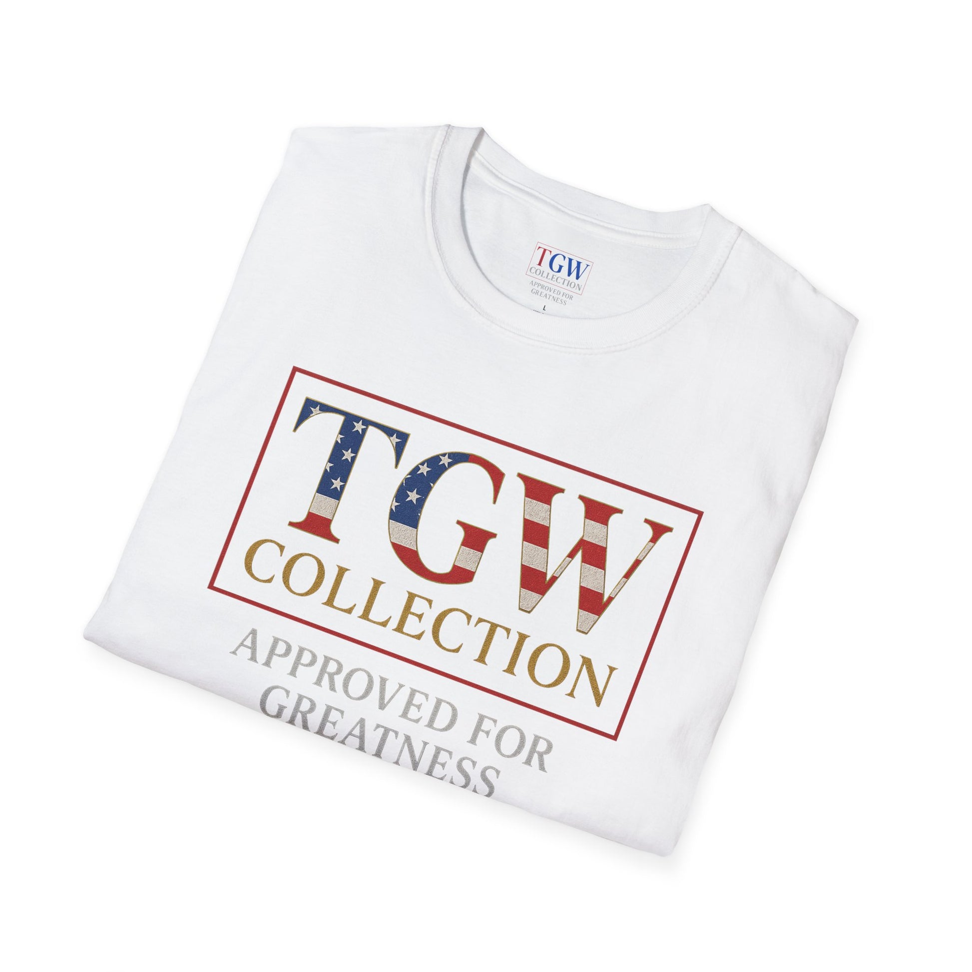 Soft style T-Shirt: TGW Collection, Approved for Greatness - Comfortable Apparel for Everyday, Gifts for Friends, USA Pride