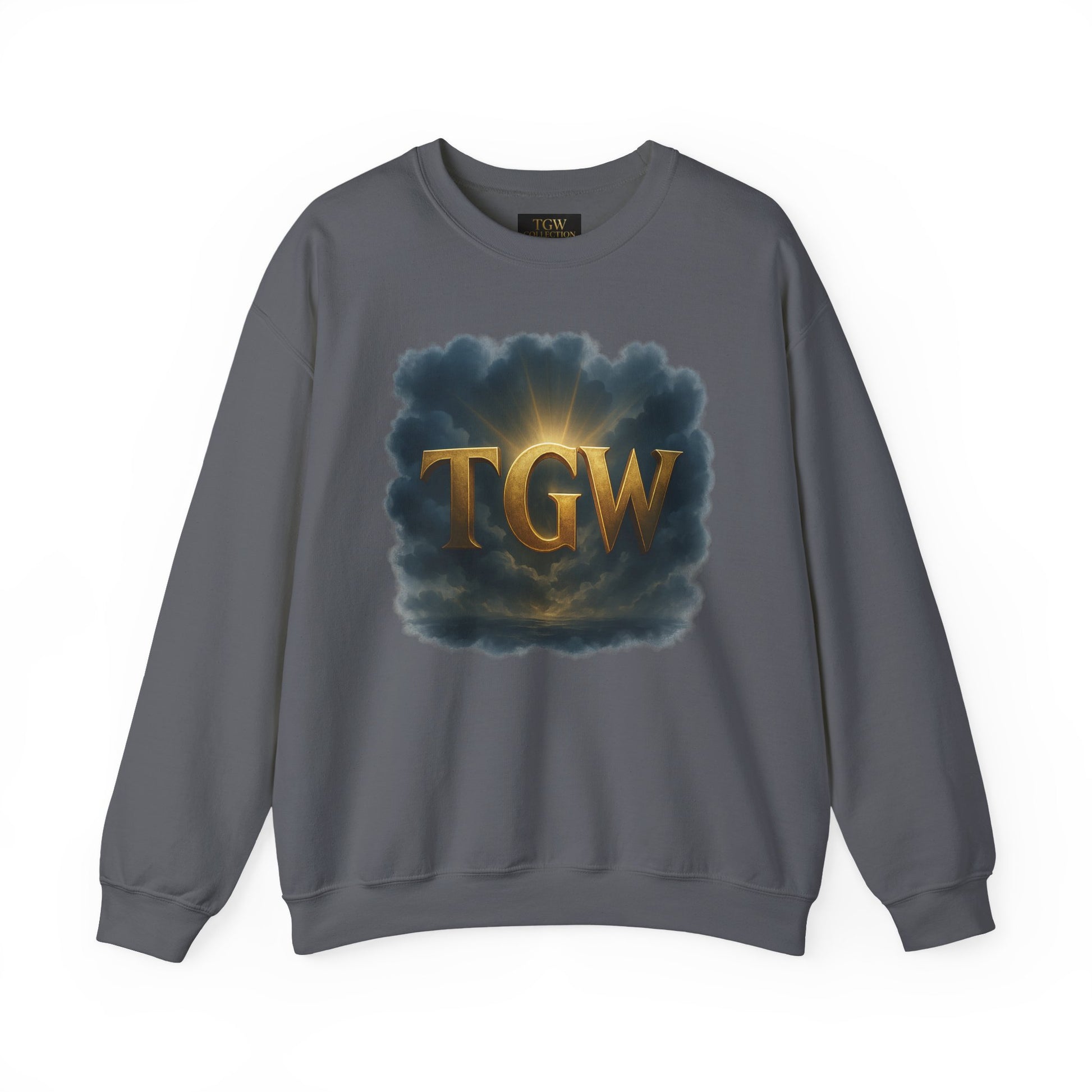 TGW Vintage Crewneck Sweatshirt, Cozy Fashion, Casual Wear, Autumn Layers, Relaxed Style