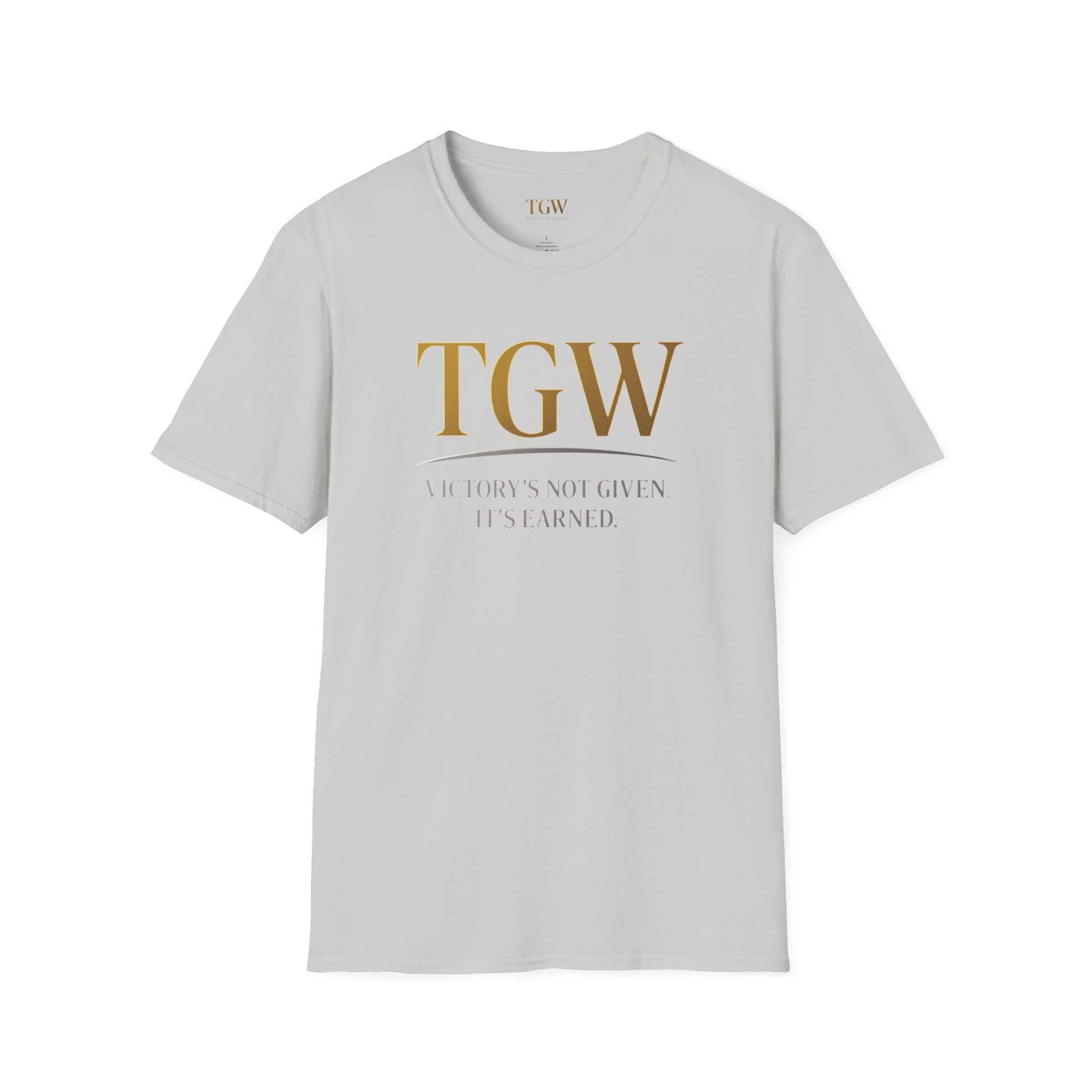 Victory Earned Unisex Softstyle T-Shirt | Motivational Tee, Inspirational Gift, Casual Wear, Empowering Apparel, Everyday Comfort