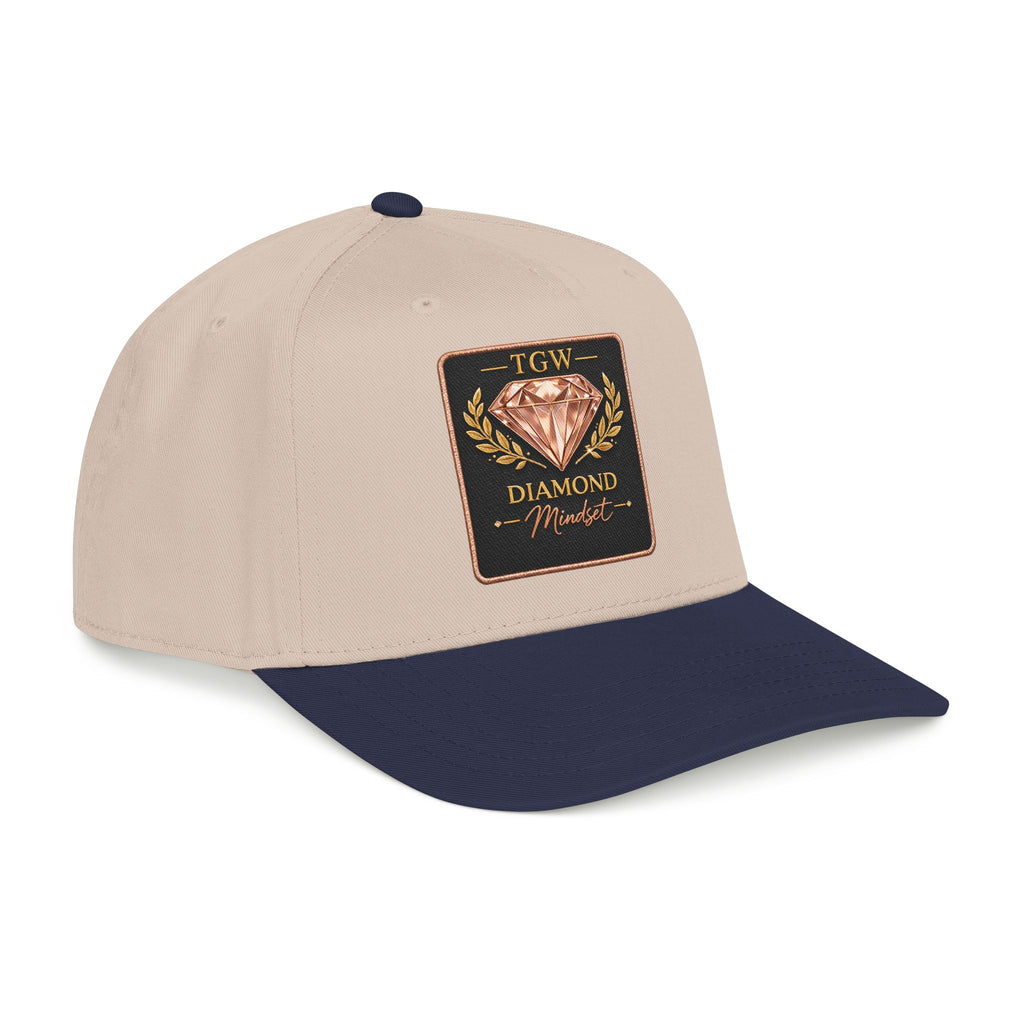 TGW Diamond Mindset Cap "Built Under Pressure"  Mid Profile Baseball Cap