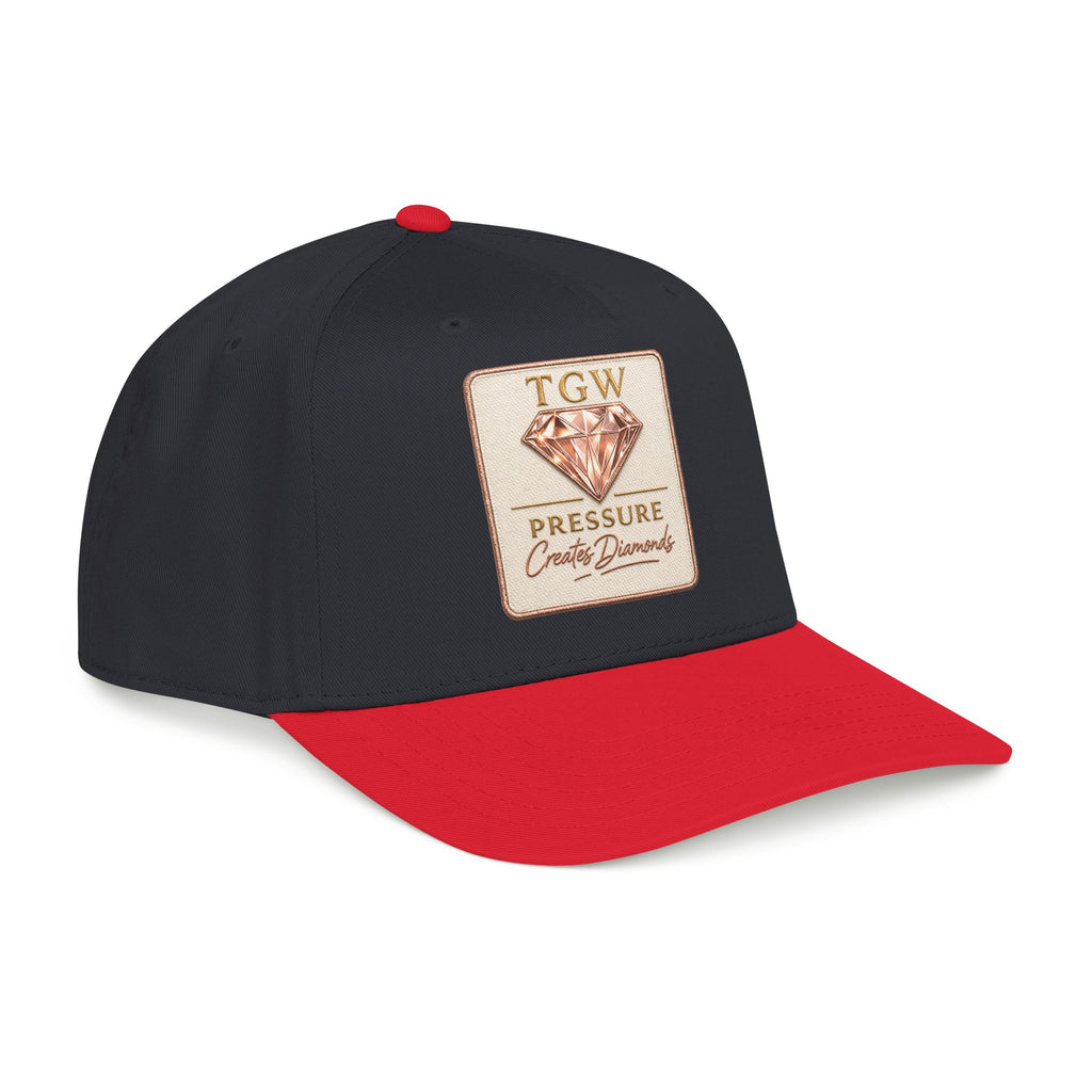 TGW Collection™  The TGW "Pressure Diamonds" Mid Profile Baseball Cap