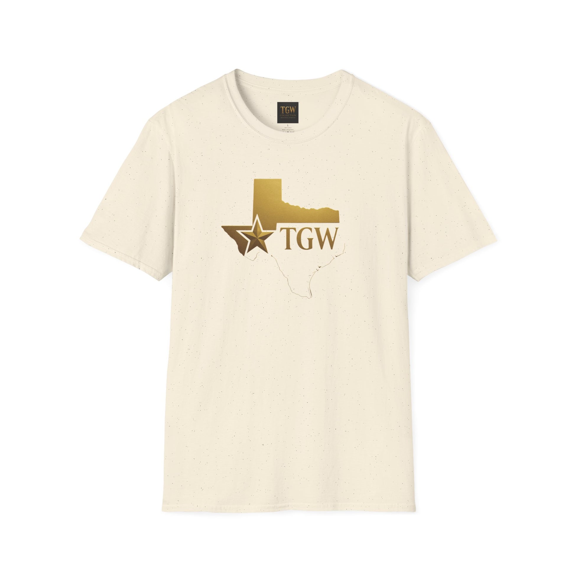 Texas Gold Star TGW T-Shirt — State Outline & Star Logo