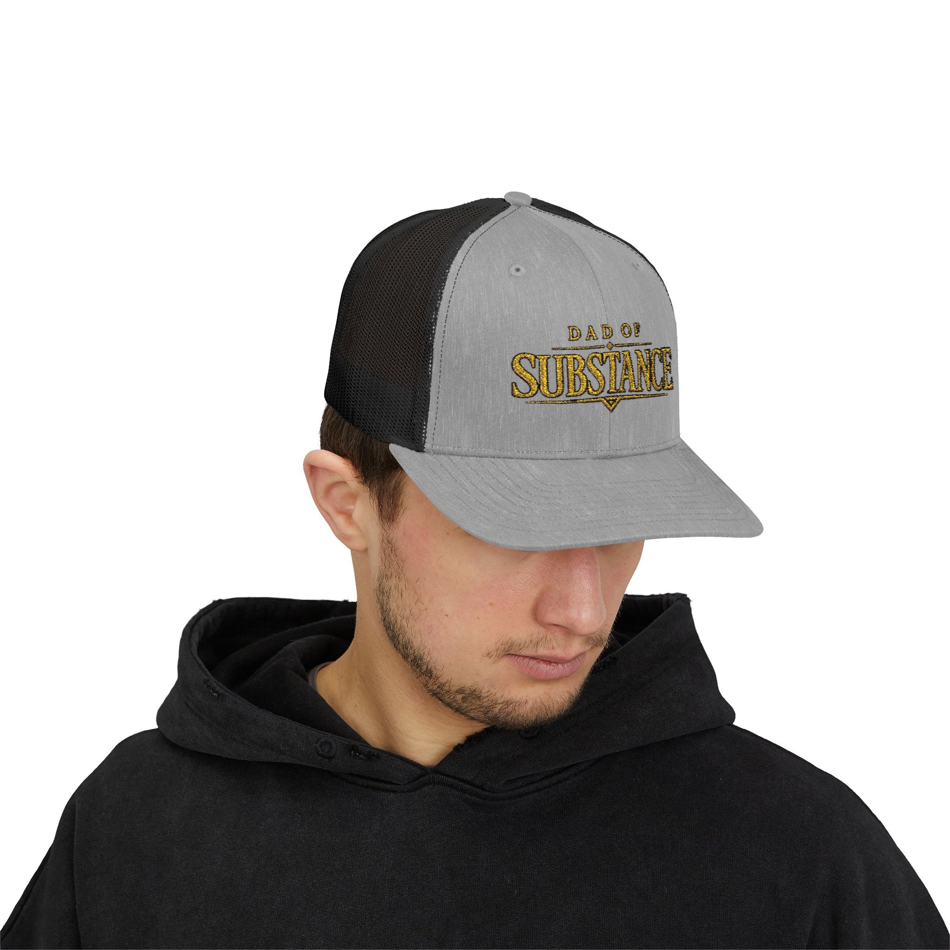 TGW COLLECTION TM - Dad of Substance Snapback Trucker Cap