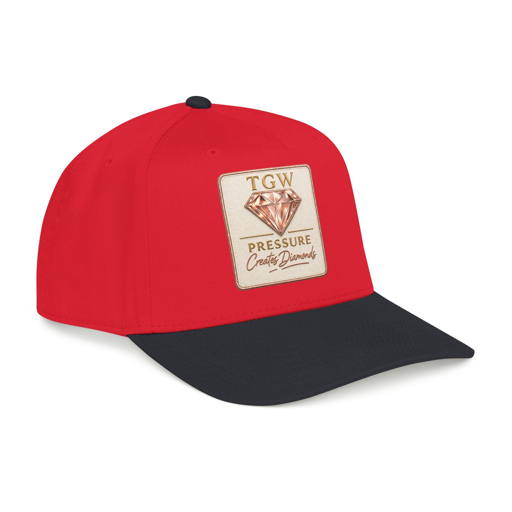 TGW Collection™  The TGW "Pressure Diamonds" Mid Profile Baseball Cap