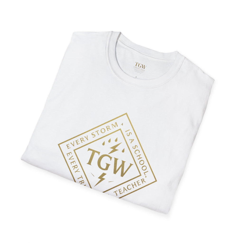 Graphic Tee with Lightning Design - Casual Trendy T-Shirt for Everyday Wear, Gifts, Occasions, Festivals