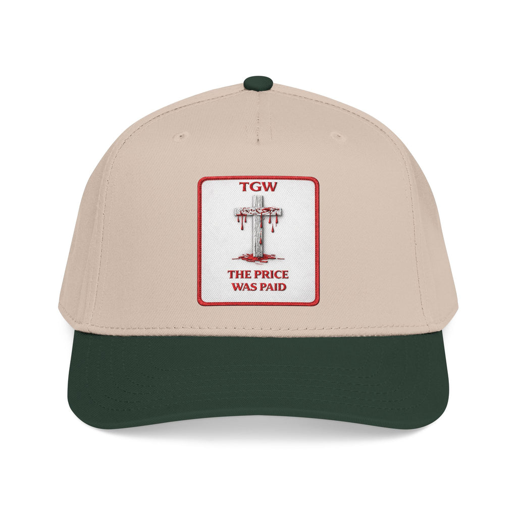 TGW “THE PRICE WAS PAID”  Mid Profile Baseball Cap