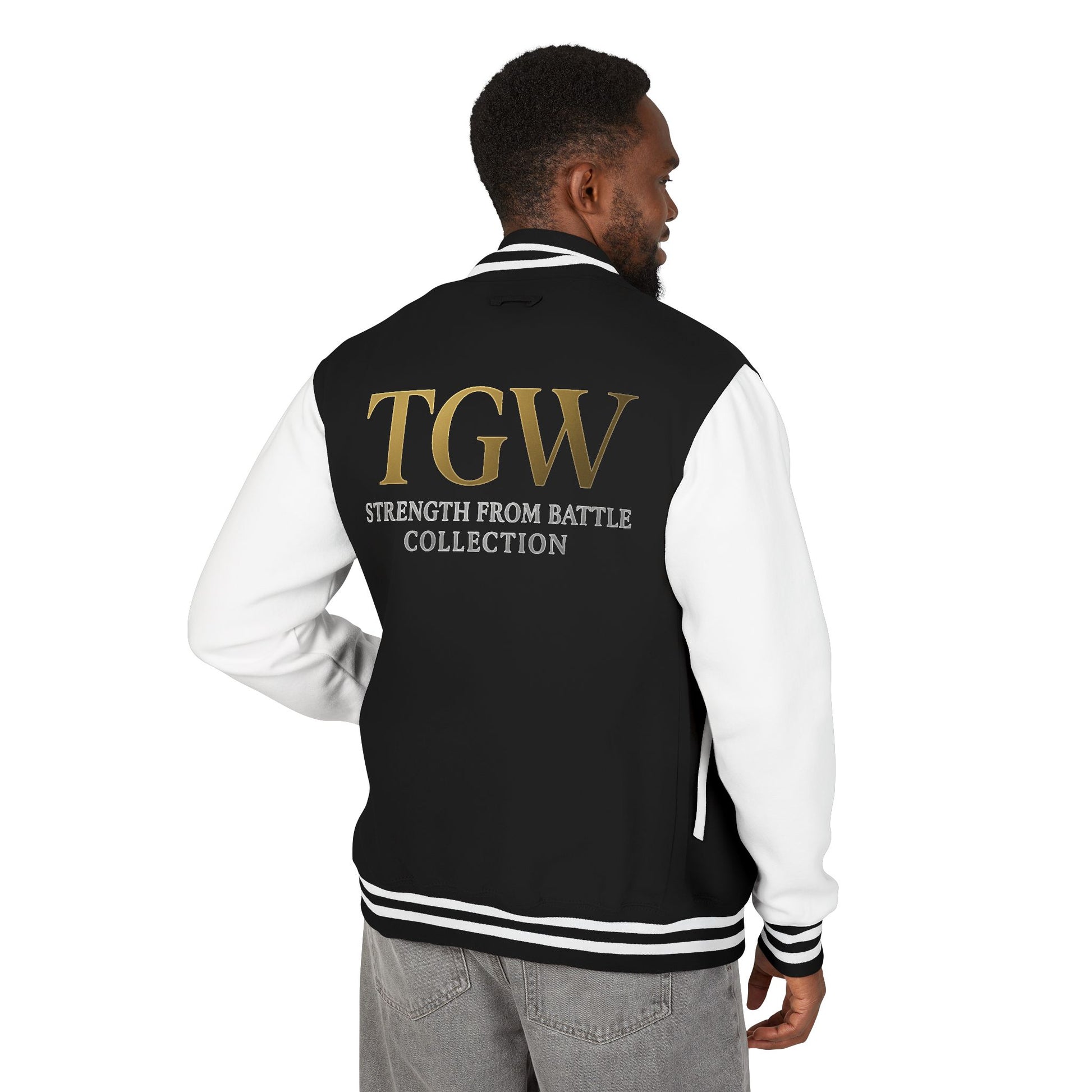 Men Heavyweight Letterman Jacket - Vintage Style Varsity Jacket for Everyday Wear, Sports Events, Graduation, Casual Outings, Team Spirit