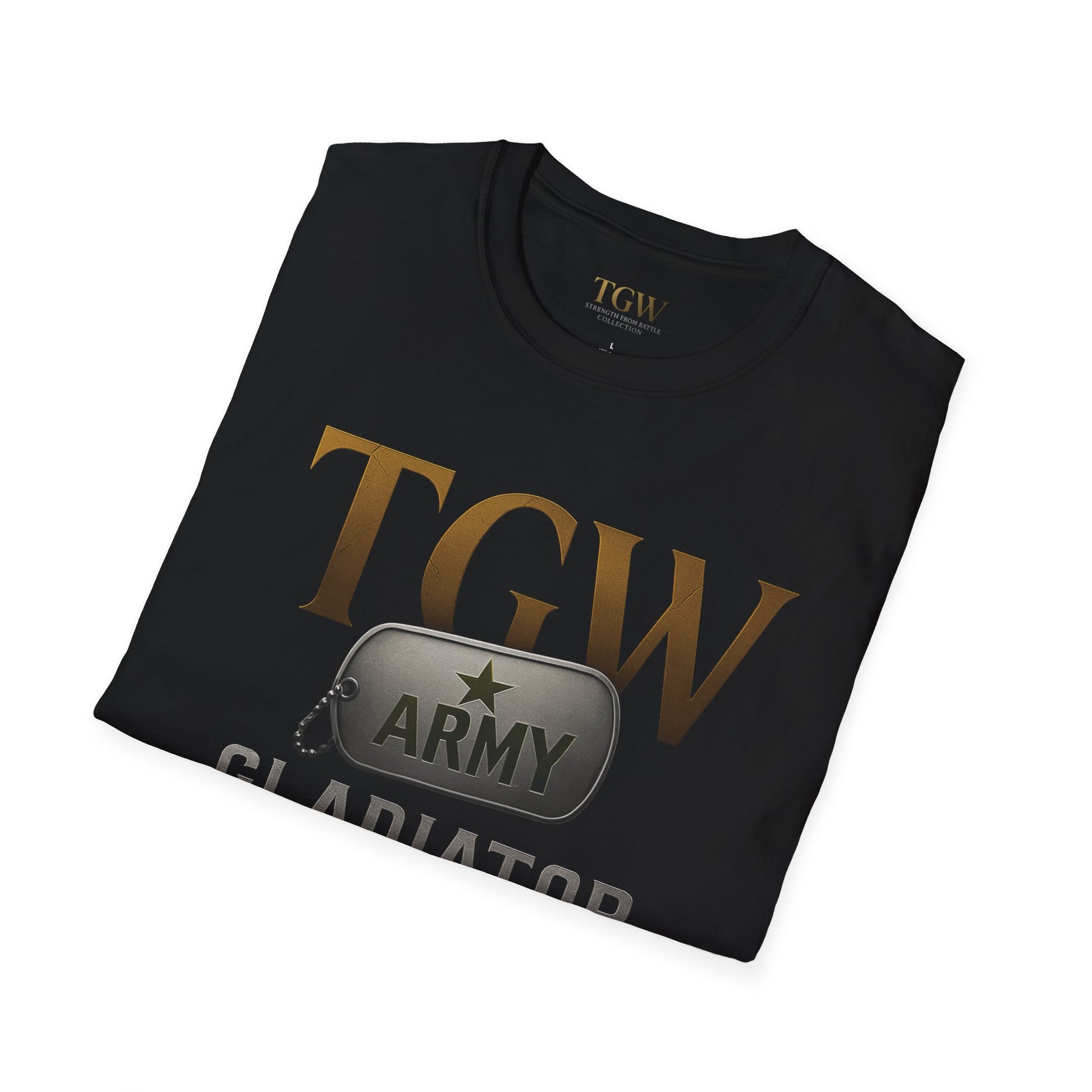 Gladiator Within T-Shirt, Unisex Army Tee, Motivational Gift, Fitness Apparel, Casual Wear, Workout Top, Inspirational Shirt