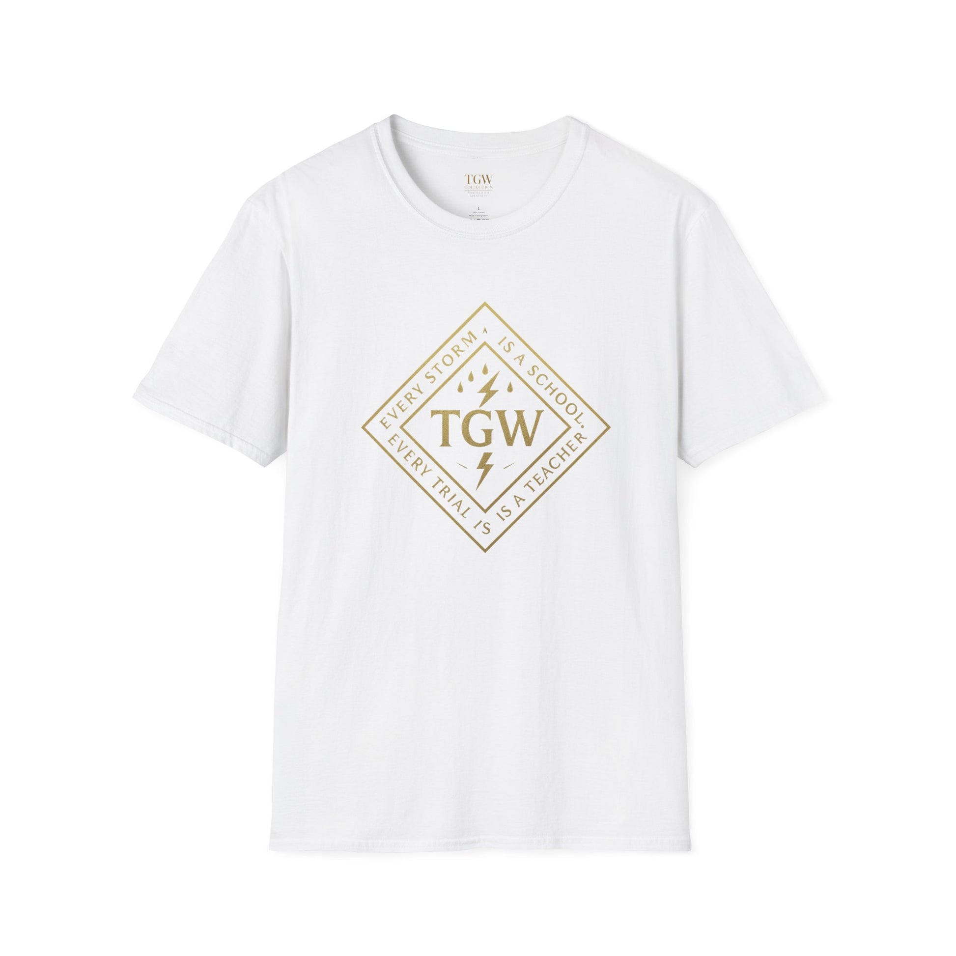 Graphic Tee with Lightning Design - Casual Trendy T-Shirt for Everyday Wear, Gifts, Occasions, Festivals