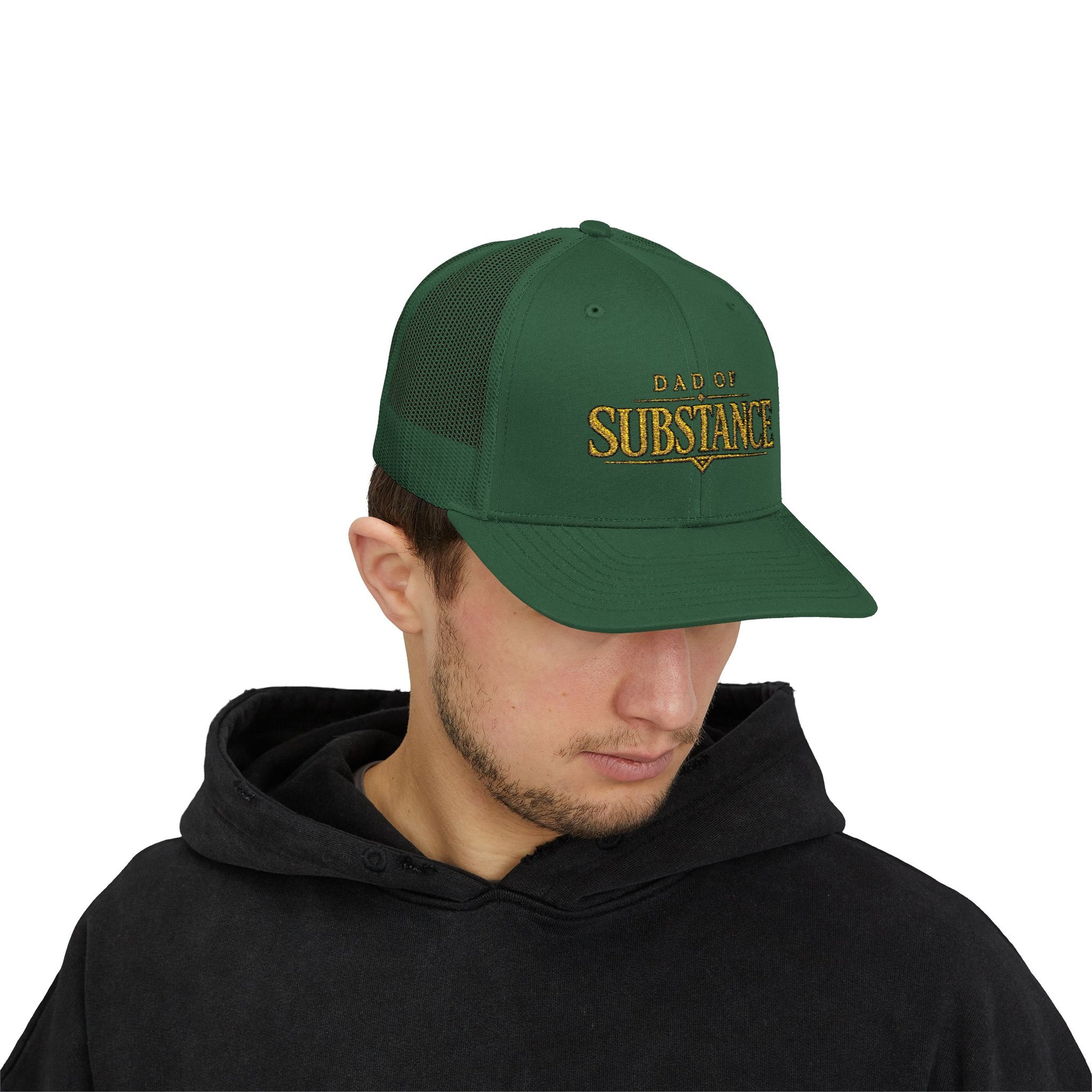 TGW COLLECTION TM - Dad of Substance Snapback Trucker Cap
