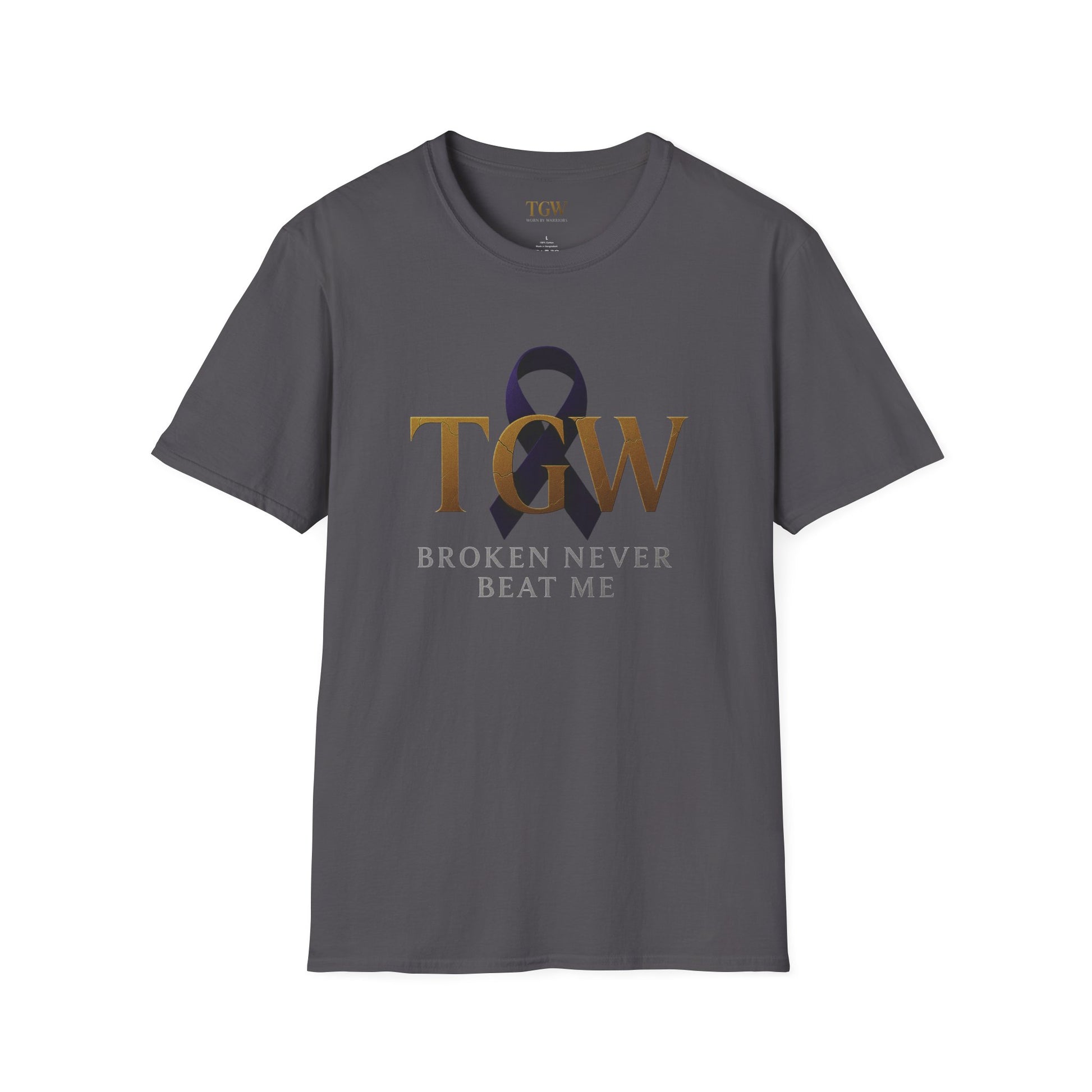 Empowering Unisex Softstyle T-Shirt, Supportive Tee for Awareness, Gift for Cancer Fighters, Casual Wear, Inspirational Shirt