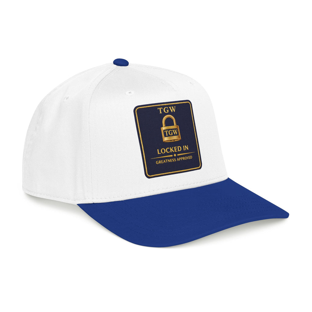 TGW “LOCKED IN” — Greatness Approved   Mid Profile Baseball Cap