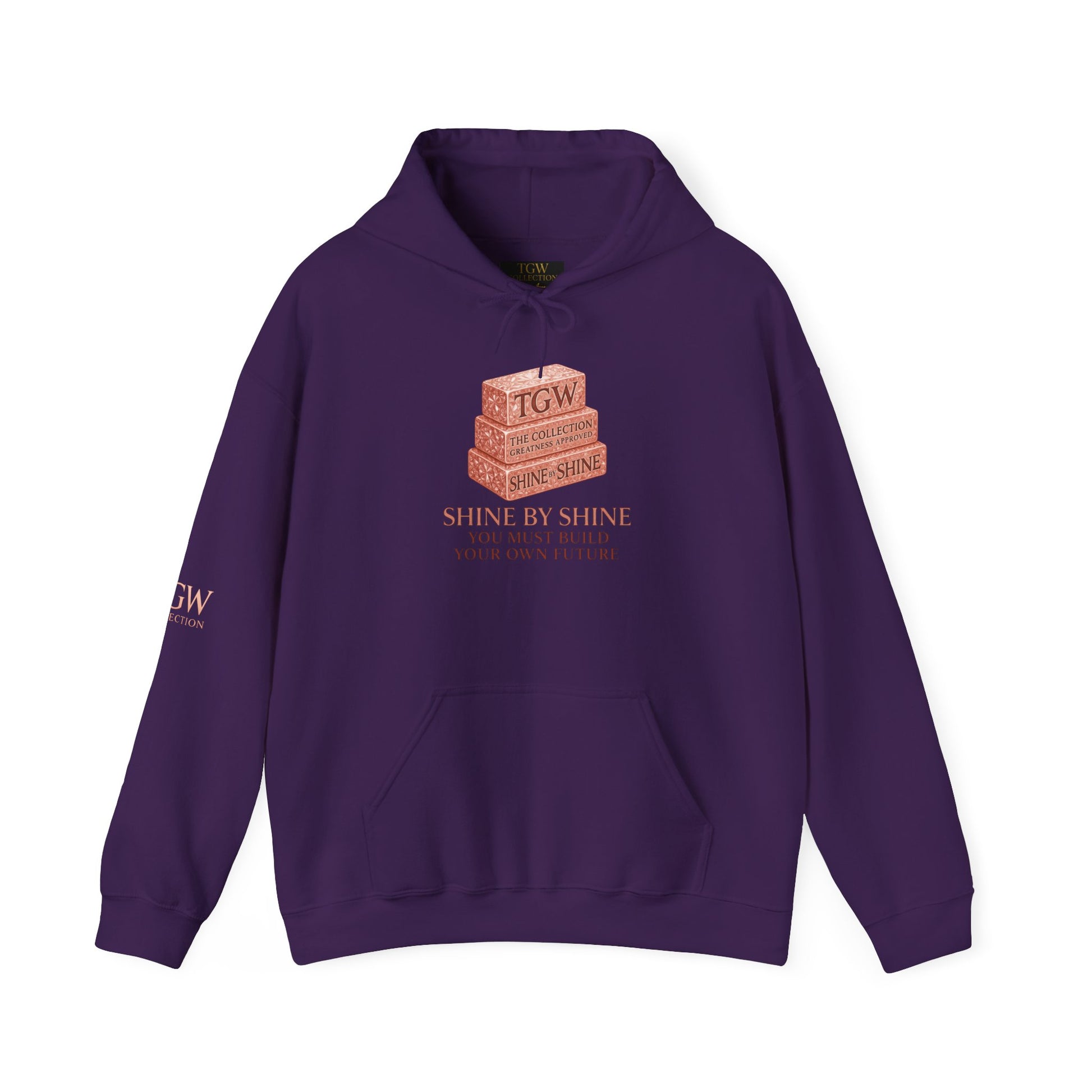Shine By Shine Inspirational Hoodie — You Must Build Your Own Future