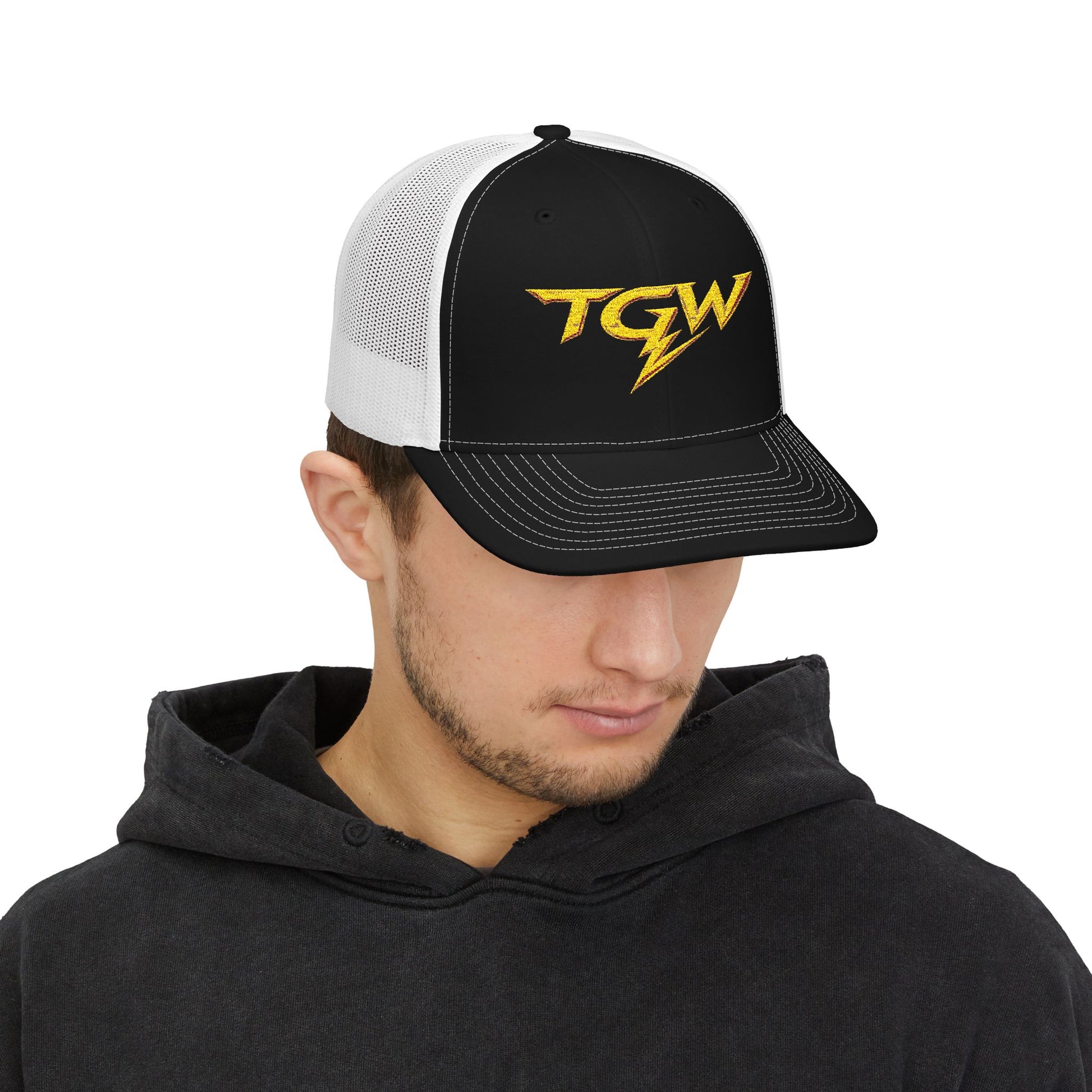 TGW Signature Lightning  Snapback Trucker Cap (Embroidery)