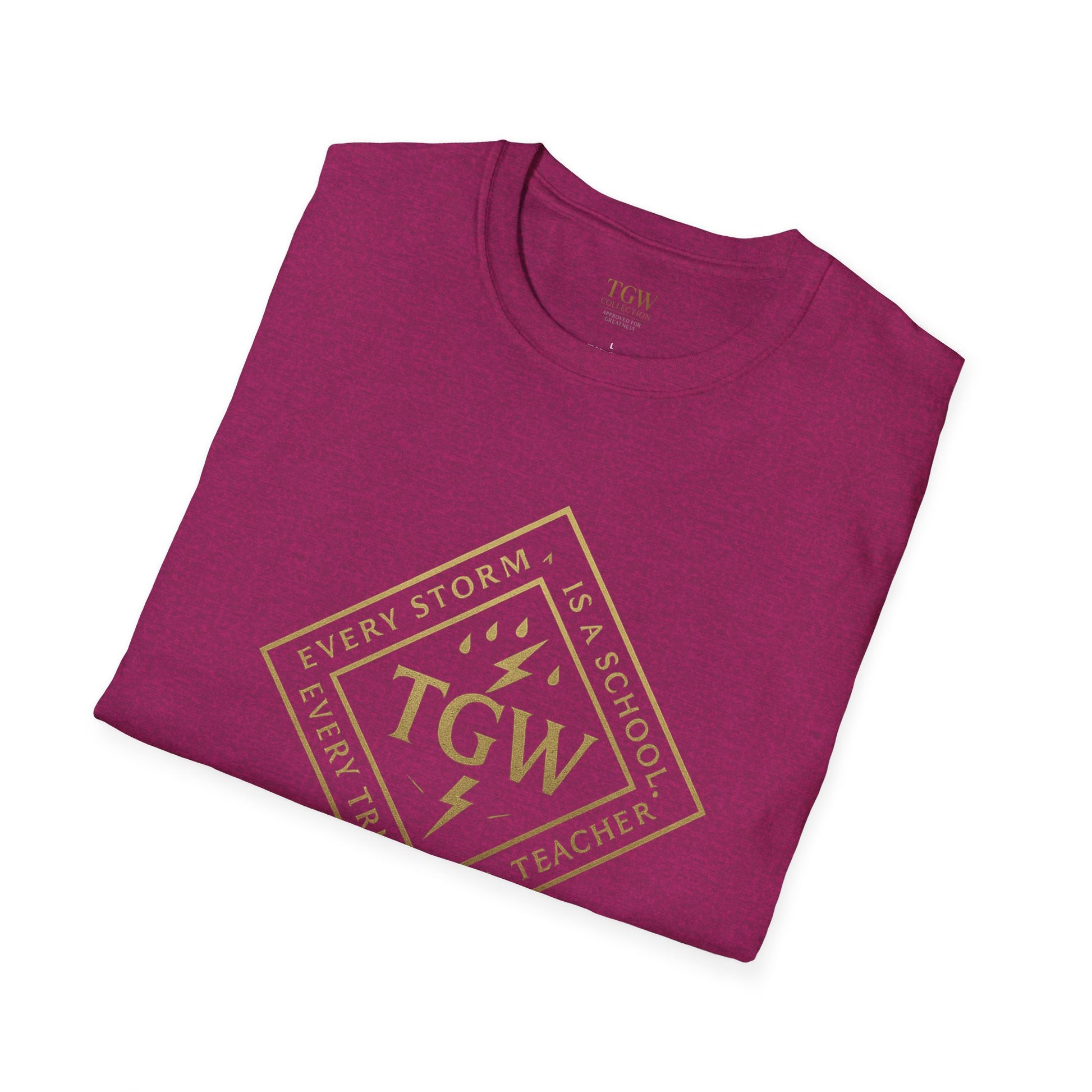 Graphic Tee with Lightning Design - Casual Trendy T-Shirt for Everyday Wear, Gifts, Occasions, Festivals