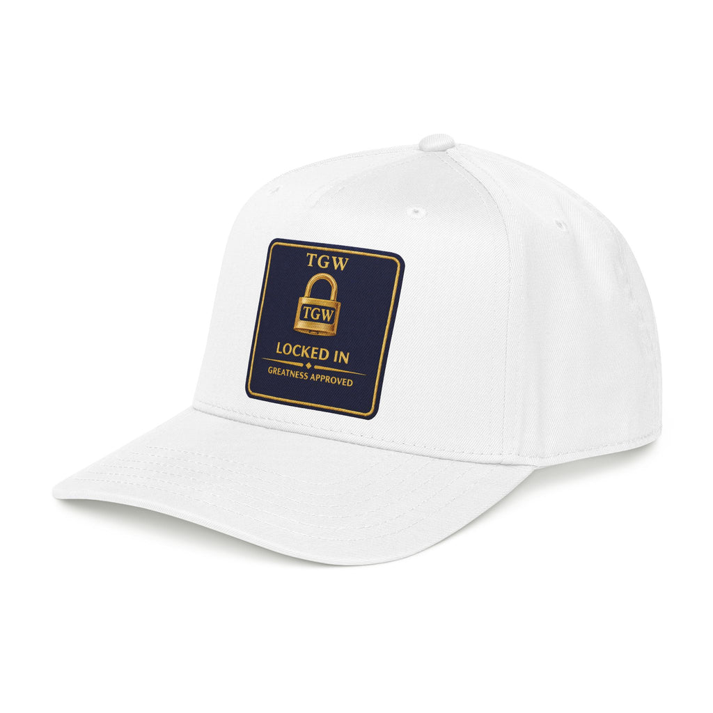 TGW “LOCKED IN” — Greatness Approved   Mid Profile Baseball Cap