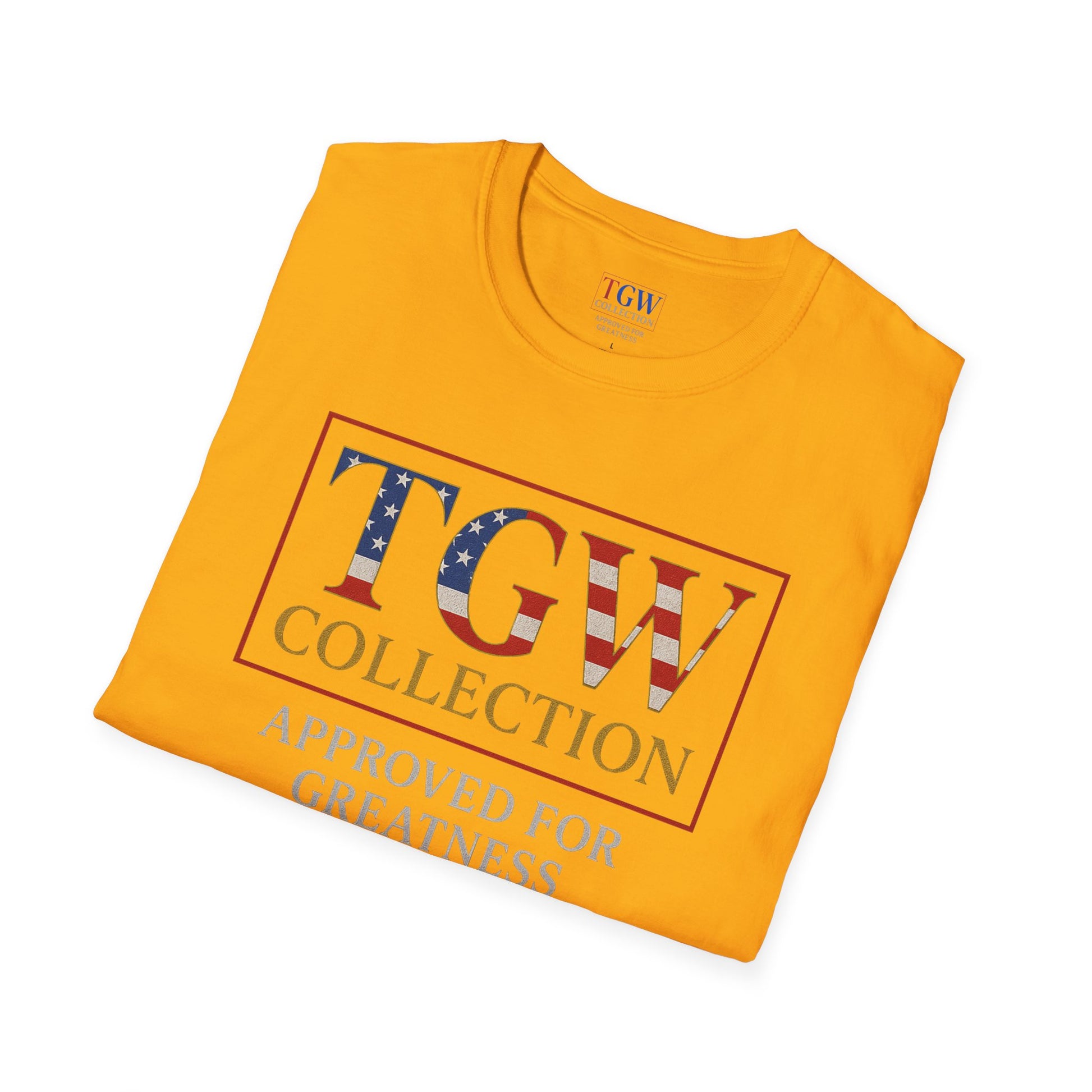 Soft style T-Shirt: TGW Collection, Approved for Greatness - Comfortable Apparel for Everyday, Gifts for Friends, USA Pride
