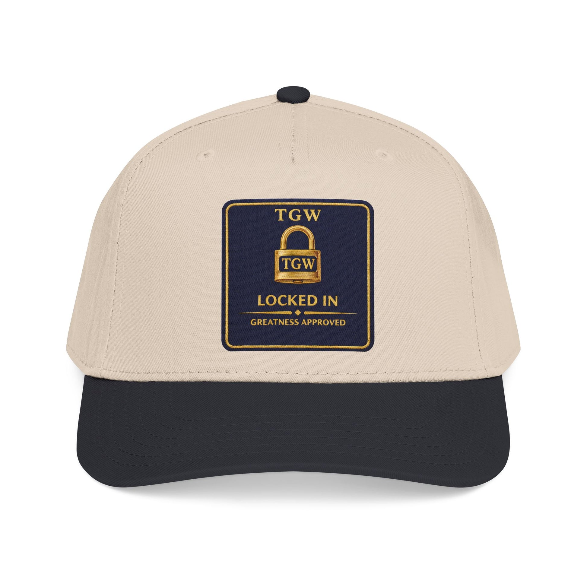 TGW “LOCKED IN” — Greatness Approved   Mid Profile Baseball Cap