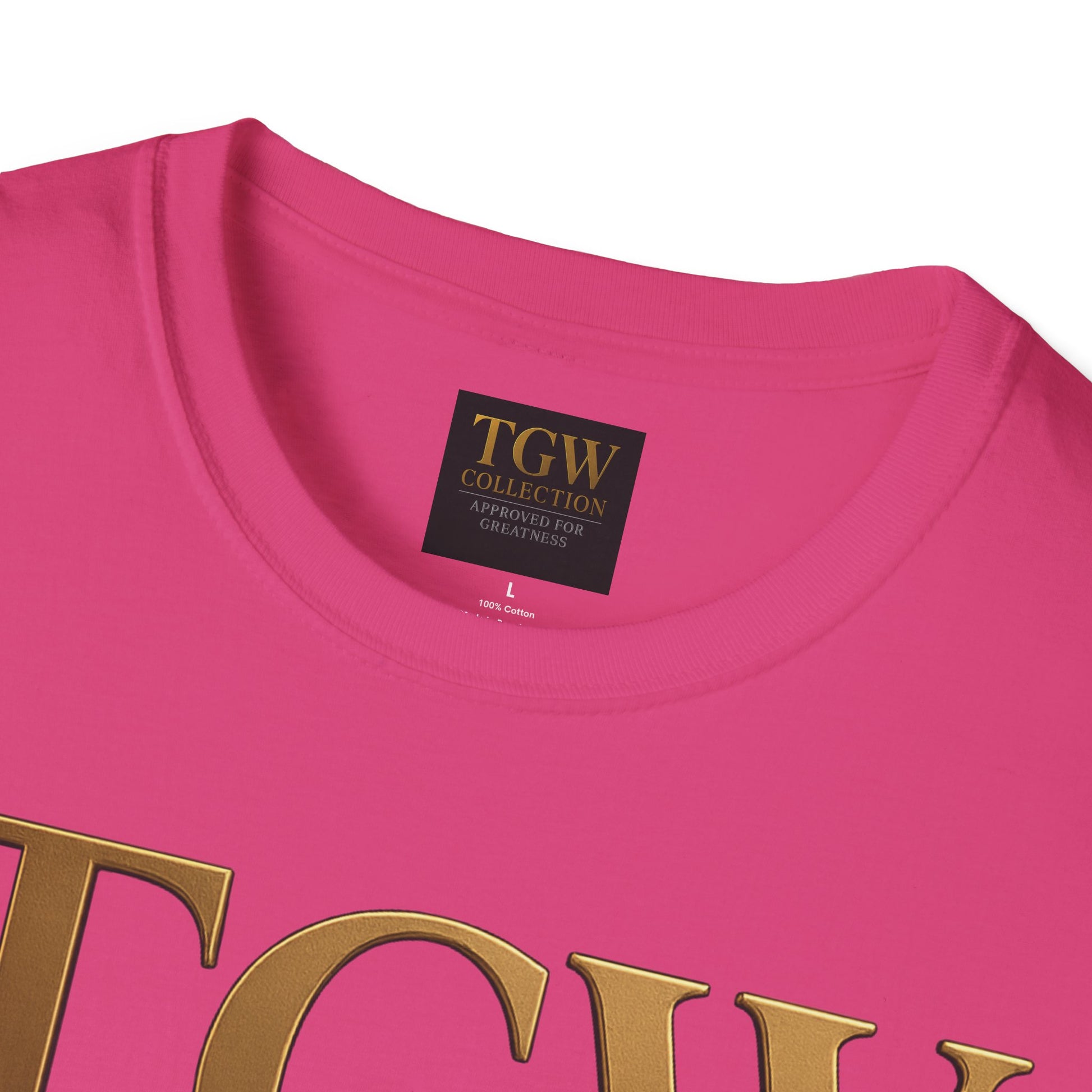 TGW Collection  Soft style T-Shirt | Casual Graphic Tee | Greatness Approved | Perfect for Everyday Wear, Gifts, and Celebrations