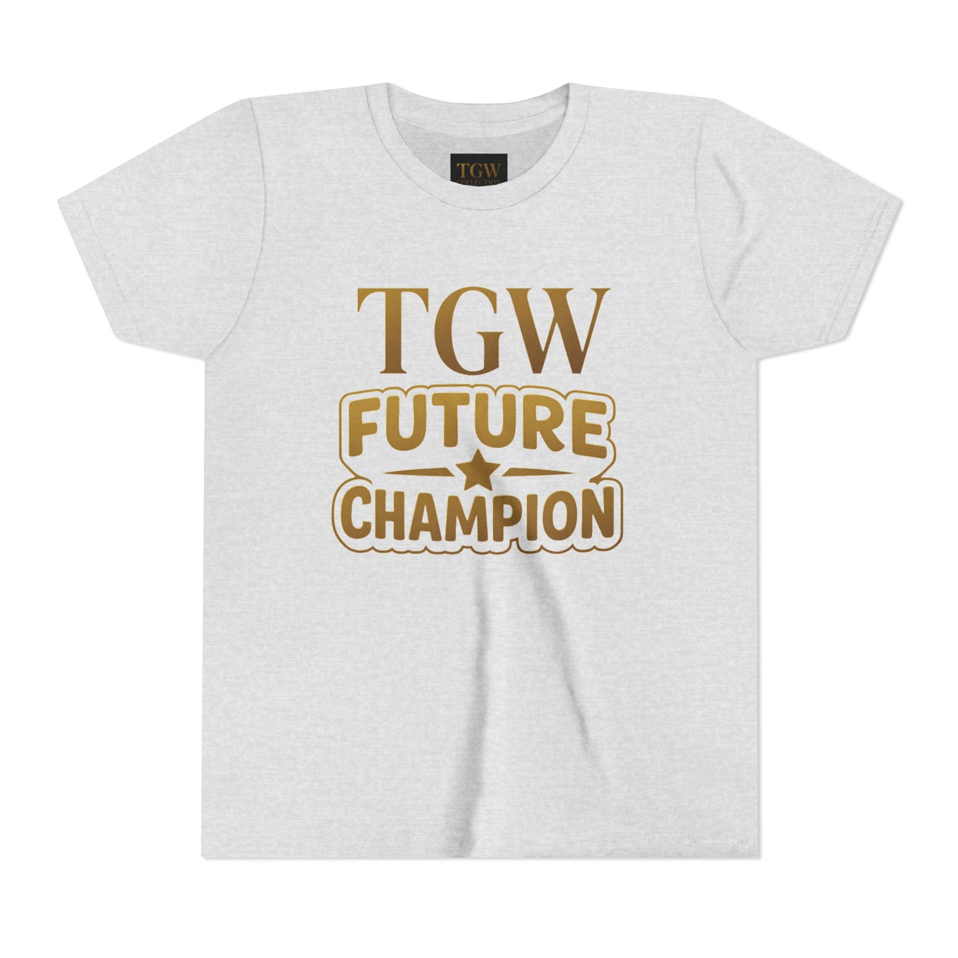 Future Champion Youth Tee - Motivational Kids Shirt, Sportswear, Birthday Gift, Fun Apparel, Champion Theme