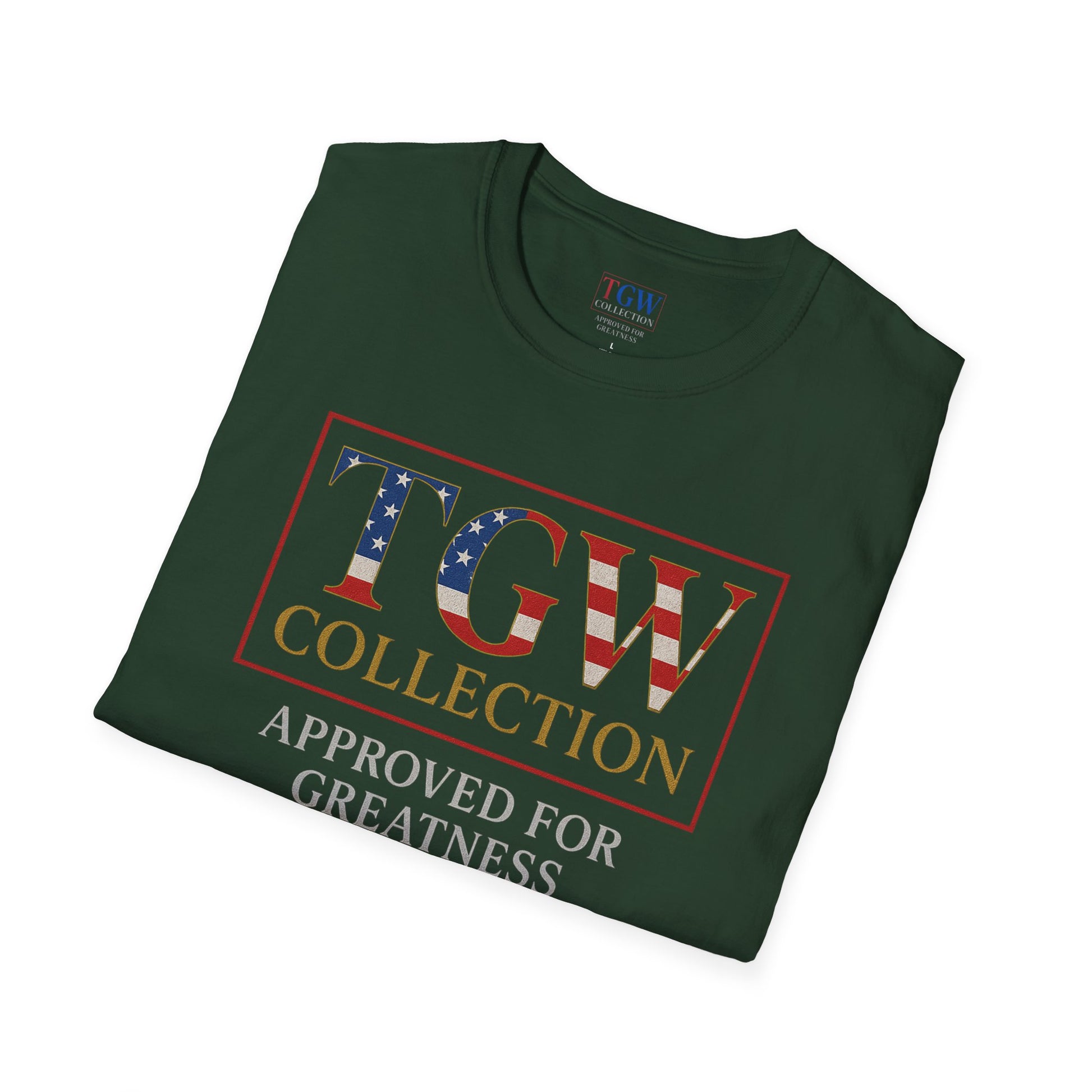 Soft style T-Shirt: TGW Collection, Approved for Greatness - Comfortable Apparel for Everyday, Gifts for Friends, USA Pride