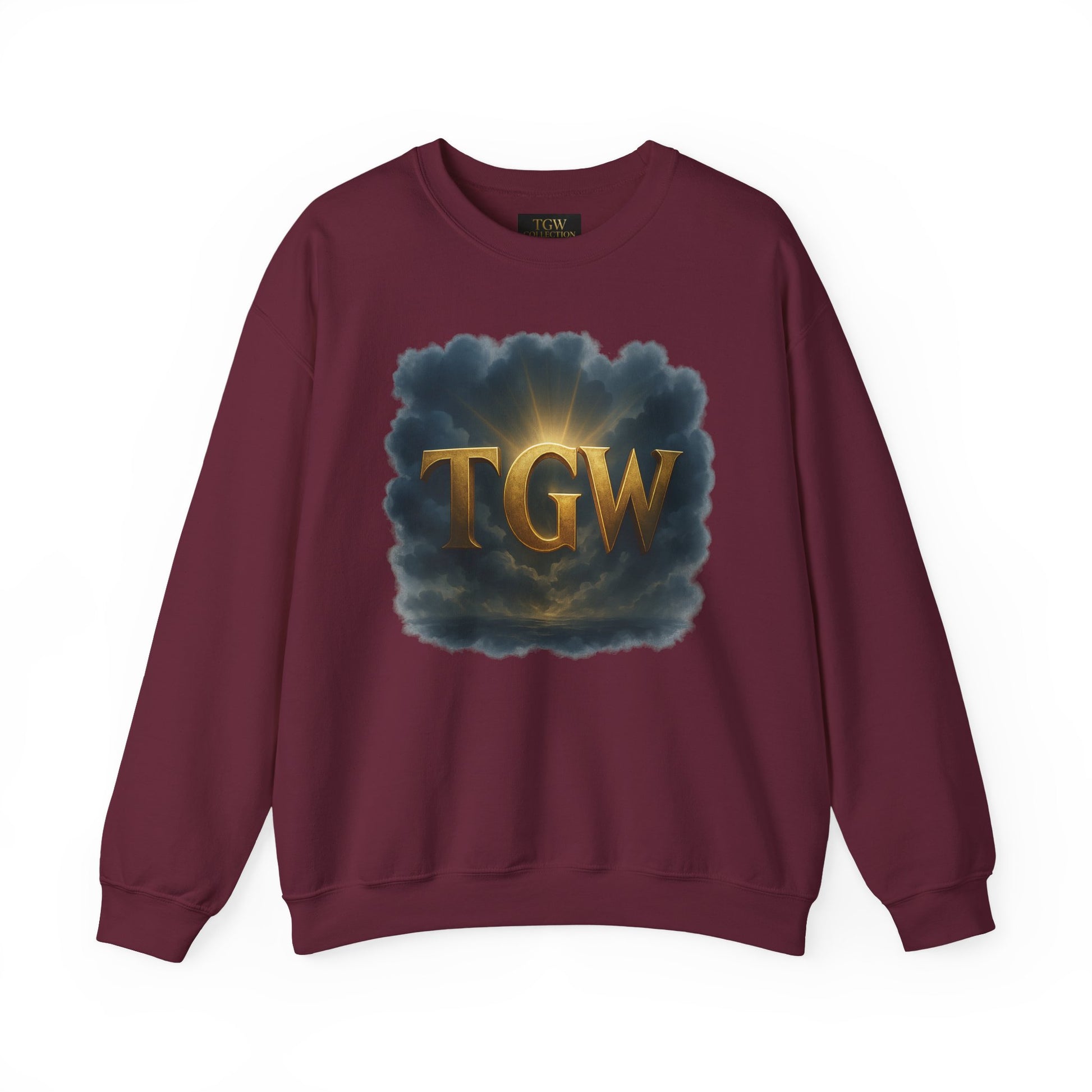 TGW Vintage Crewneck Sweatshirt, Cozy Fashion, Casual Wear, Autumn Layers, Relaxed Style