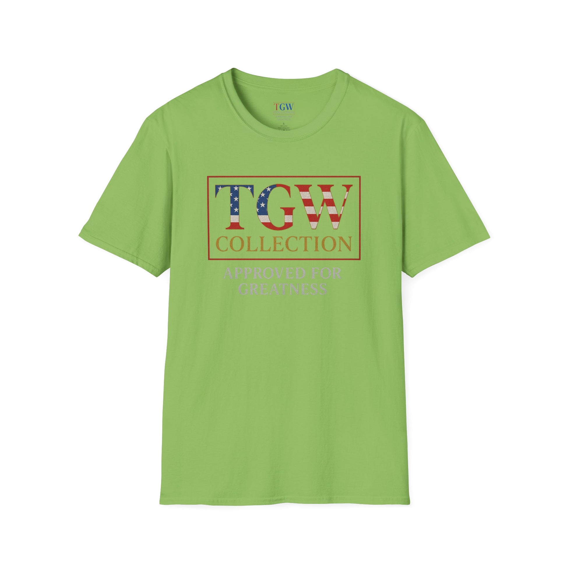 Soft style T-Shirt: TGW Collection, Approved for Greatness - Comfortable Apparel for Everyday, Gifts for Friends, USA Pride