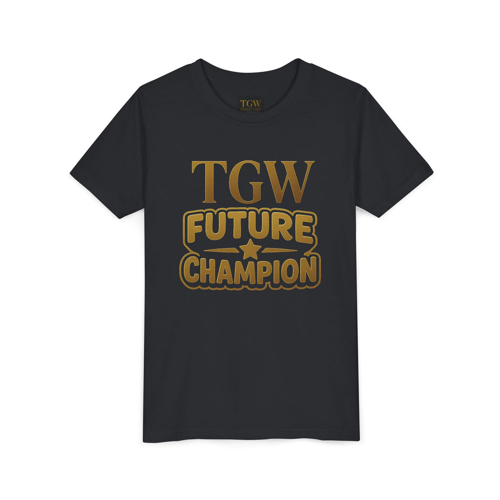 Future Champion Youth Tee - Motivational Kids Shirt, Sportswear, Birthday Gift, Fun Apparel, Champion Theme