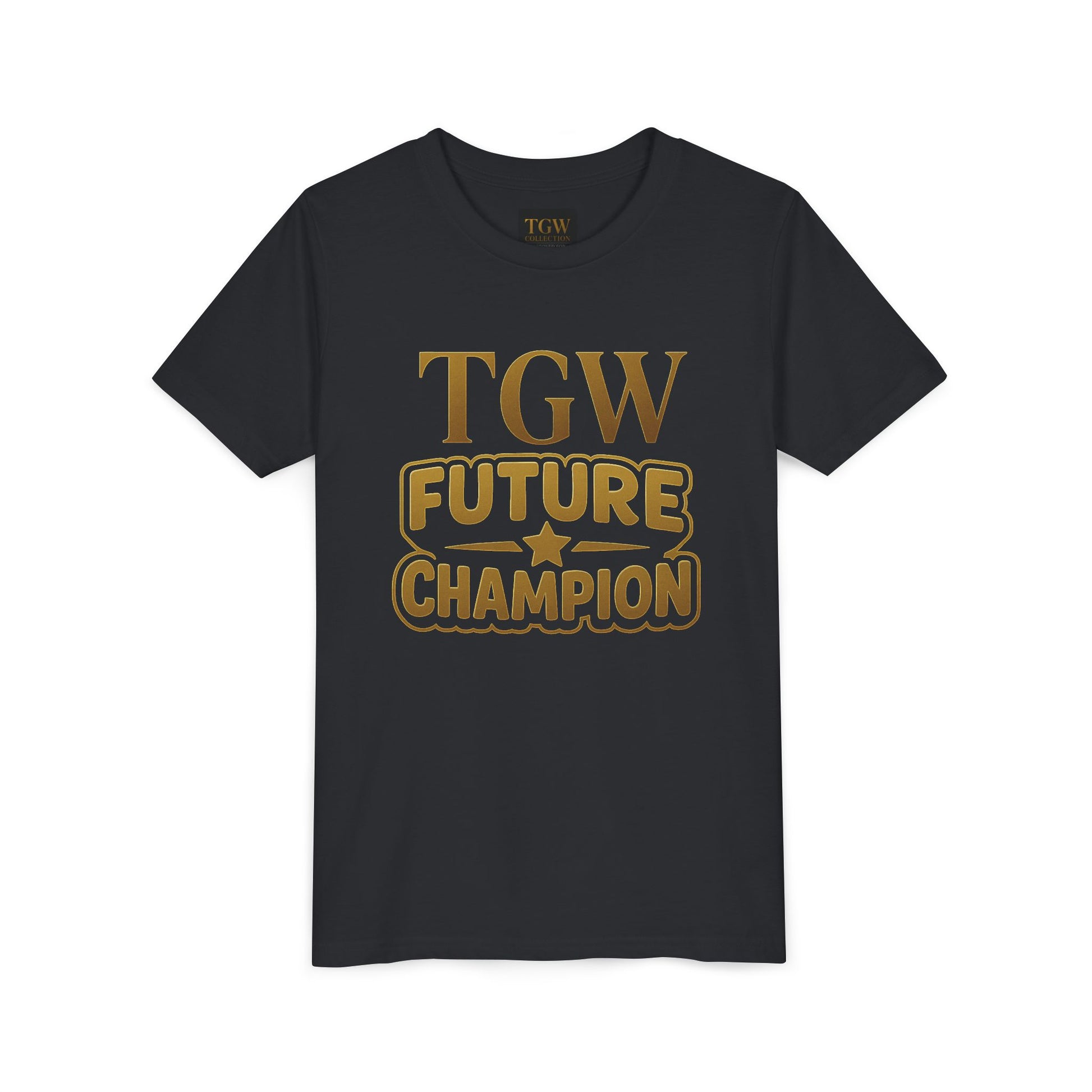 Future Champion Youth Tee - Motivational Kids Shirt, Sportswear, Birthday Gift, Fun Apparel, Champion Theme