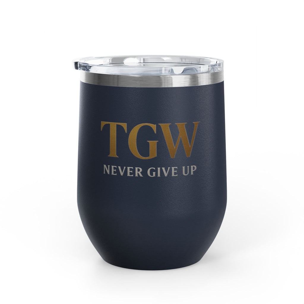 Elegant Wine Tumbler - Strive for Greatness | Personalized Gift for Wine Lovers, Celebrations, Home Bar, Holidays, Motivational Drinkware