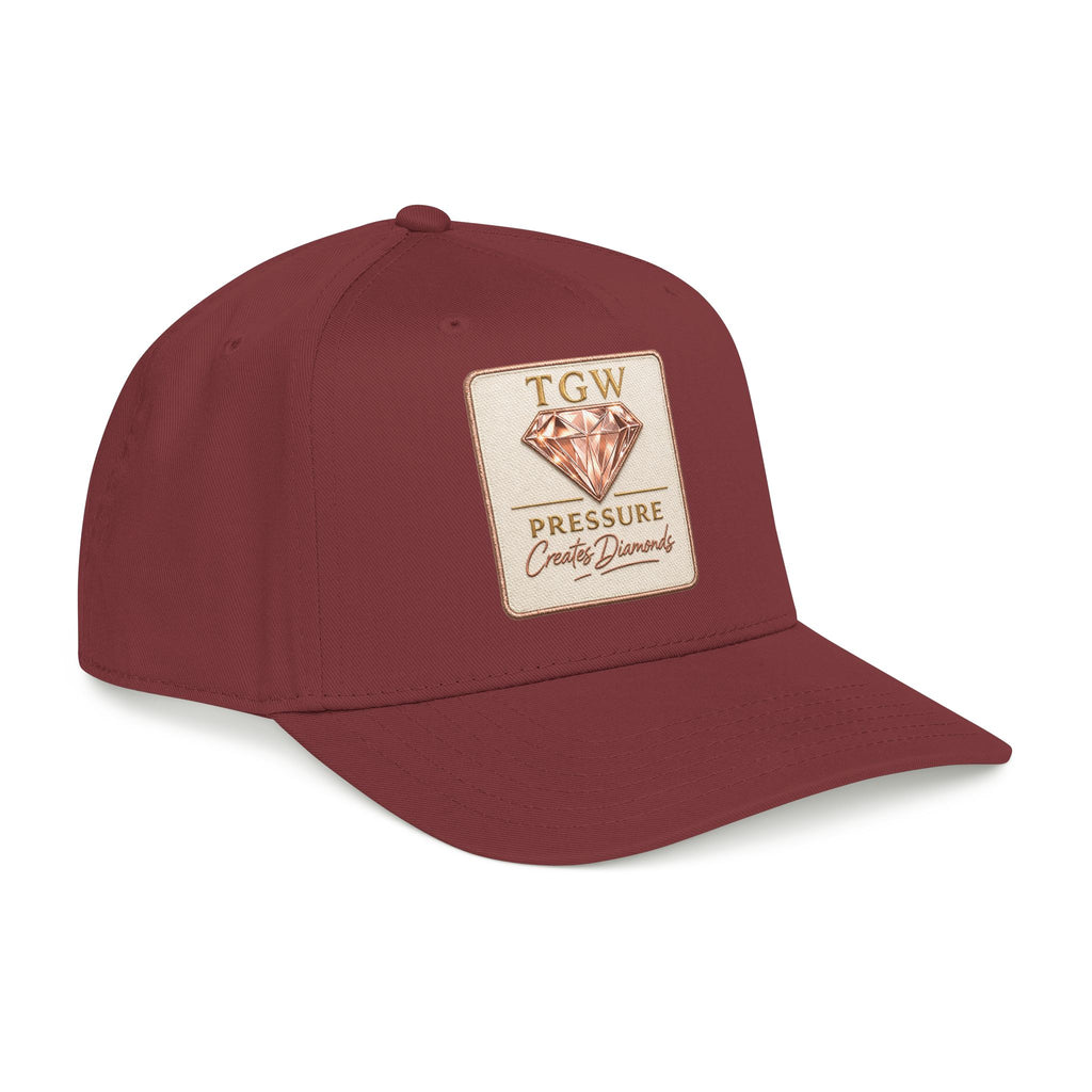 TGW Collection™  The TGW "Pressure Diamonds" Mid Profile Baseball Cap