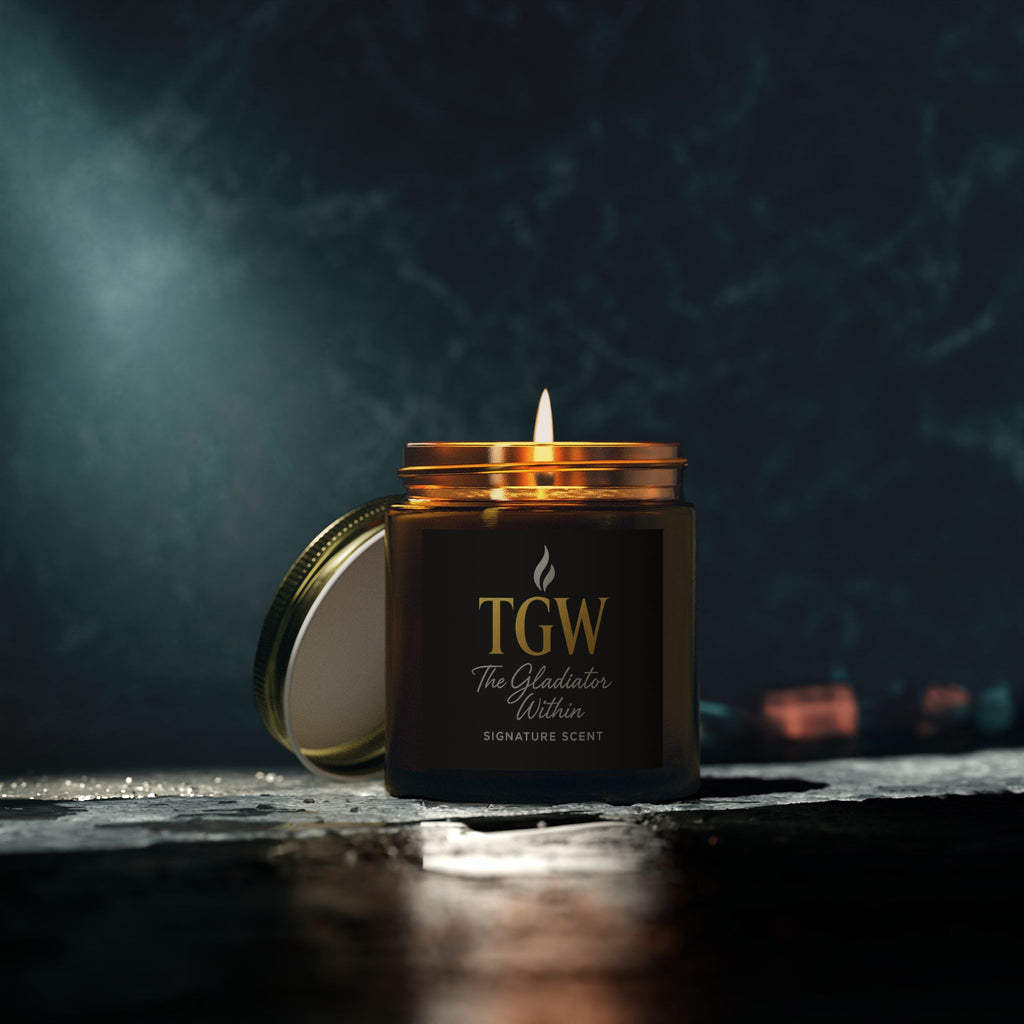 Luxurious Scented Candles for Relaxation, The Gladiator Within - Perfect Gift, Home Decor, Spa Nights, Aromatherapy