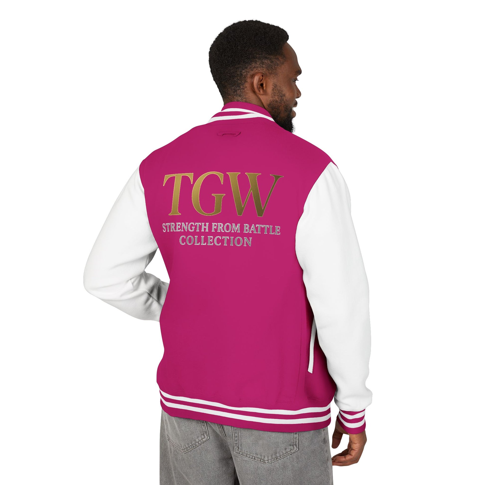 Men Heavyweight Letterman Jacket - Vintage Style Varsity Jacket for Everyday Wear, Sports Events, Graduation, Casual Outings, Team Spirit