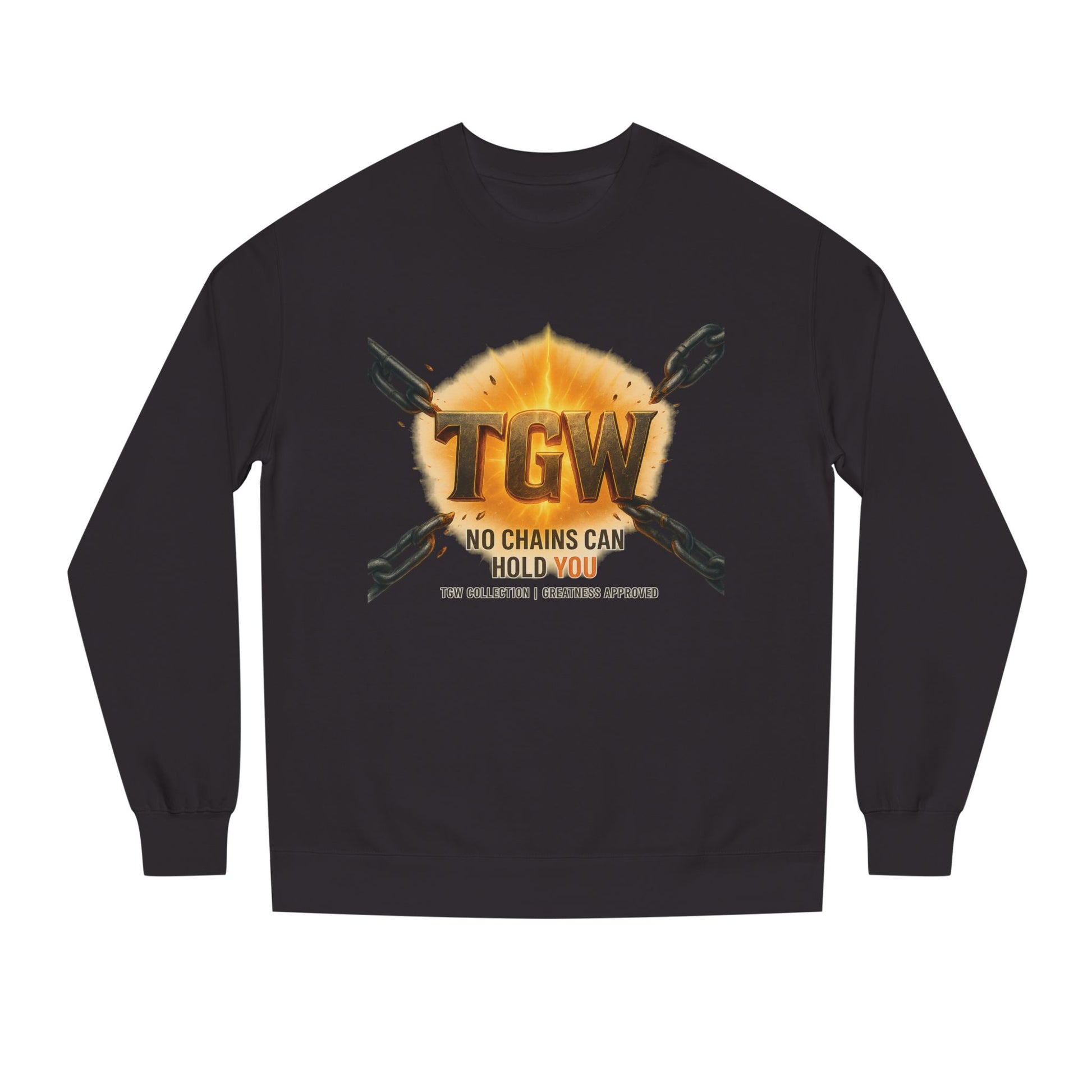 Empowering Crewneck Sweatshirt - "No Chains Can Hold You"