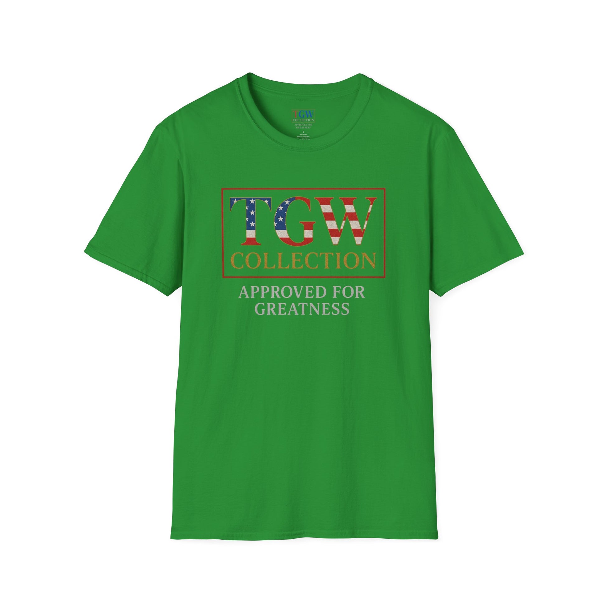 Soft style T-Shirt: TGW Collection, Approved for Greatness - Comfortable Apparel for Everyday, Gifts for Friends, USA Pride