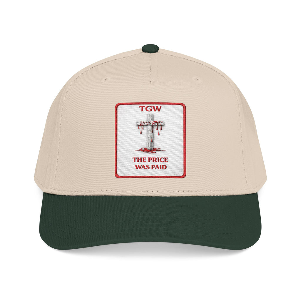 TGW “THE PRICE WAS PAID”  Mid Profile Baseball Cap