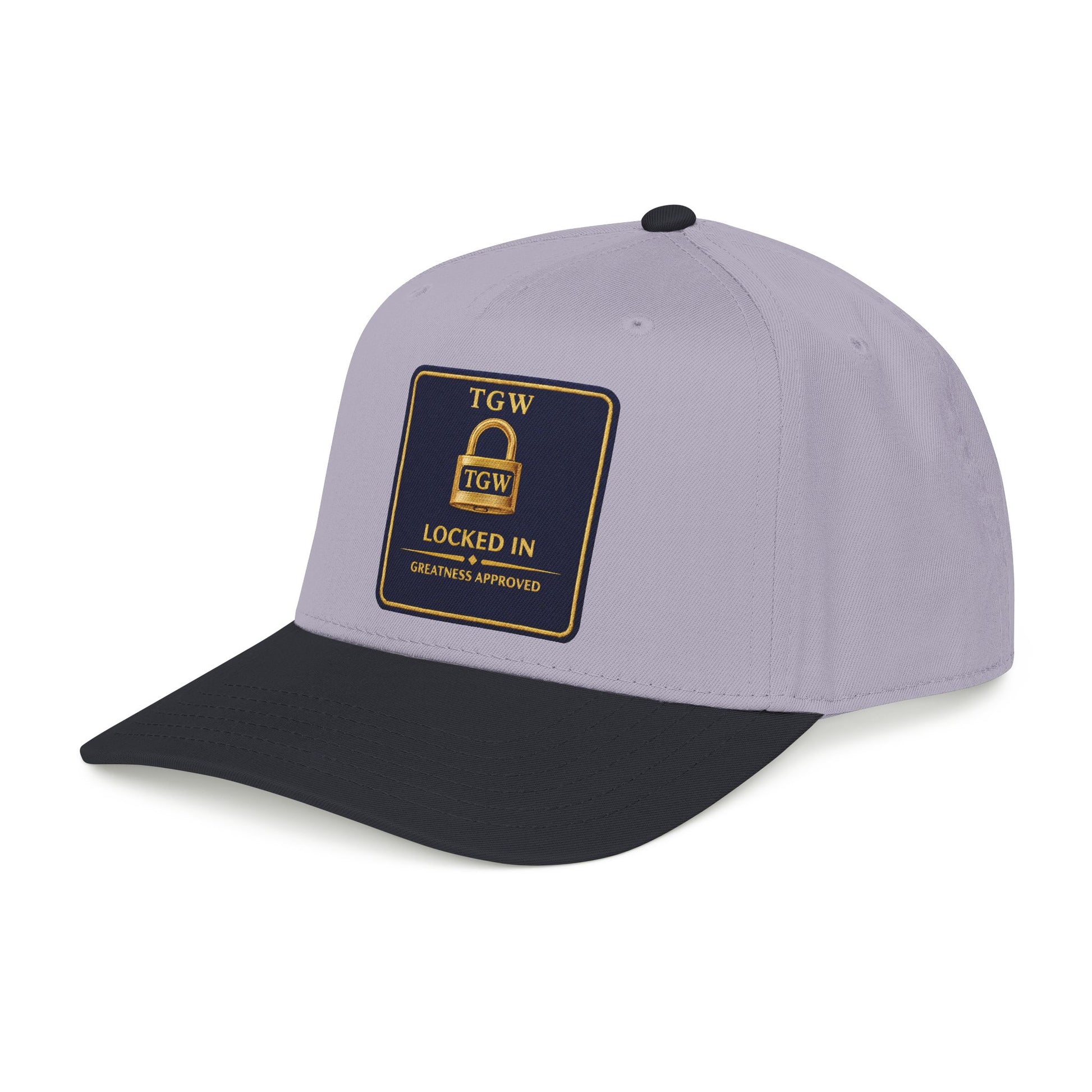 TGW “LOCKED IN” — Greatness Approved   Mid Profile Baseball Cap