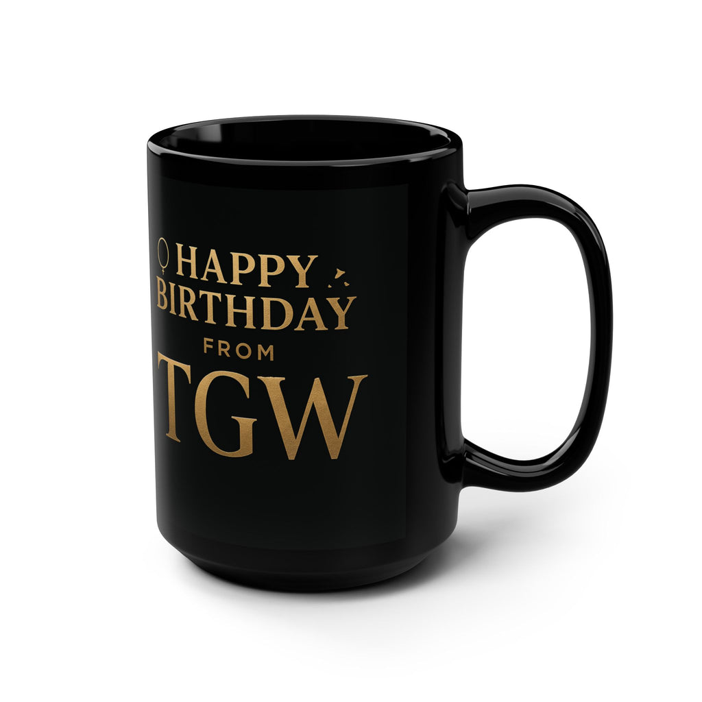 Customizable Birthday Mug, Unique Gift, Personalized Drinkware, Coffee Cup, Dark Aesthetic