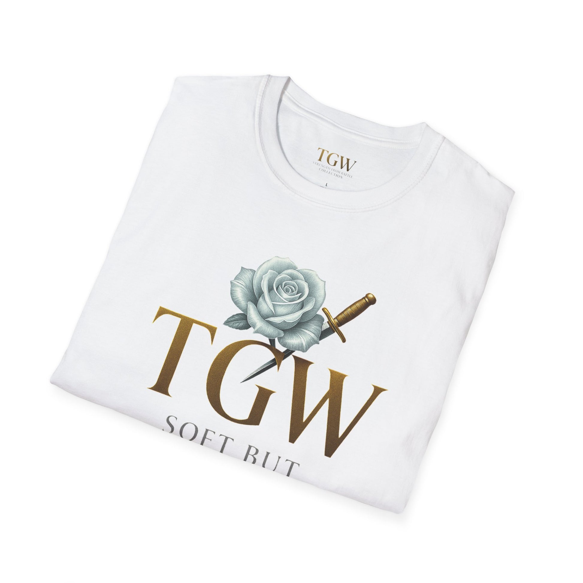 Soft style T-Shirt - Soft but Unbreakable Graphic Tee, Motivational Shirt, Gift for Her, Casual Wear, Inspirational Fashion