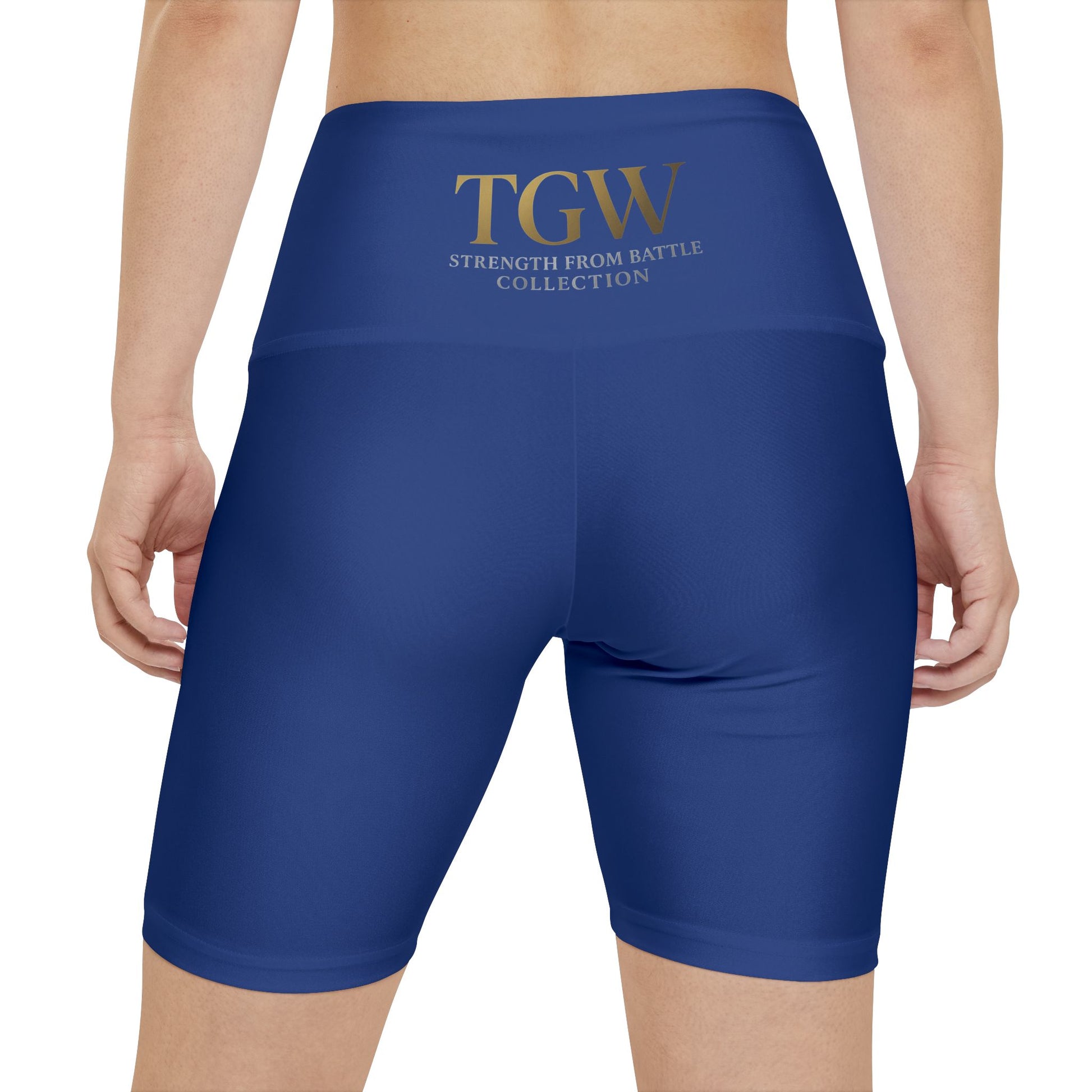 Empowering Women's Workout Shorts - Strength From Battle Collection, Fitness, Activewear, Sporty Gifts, Gym Essentials