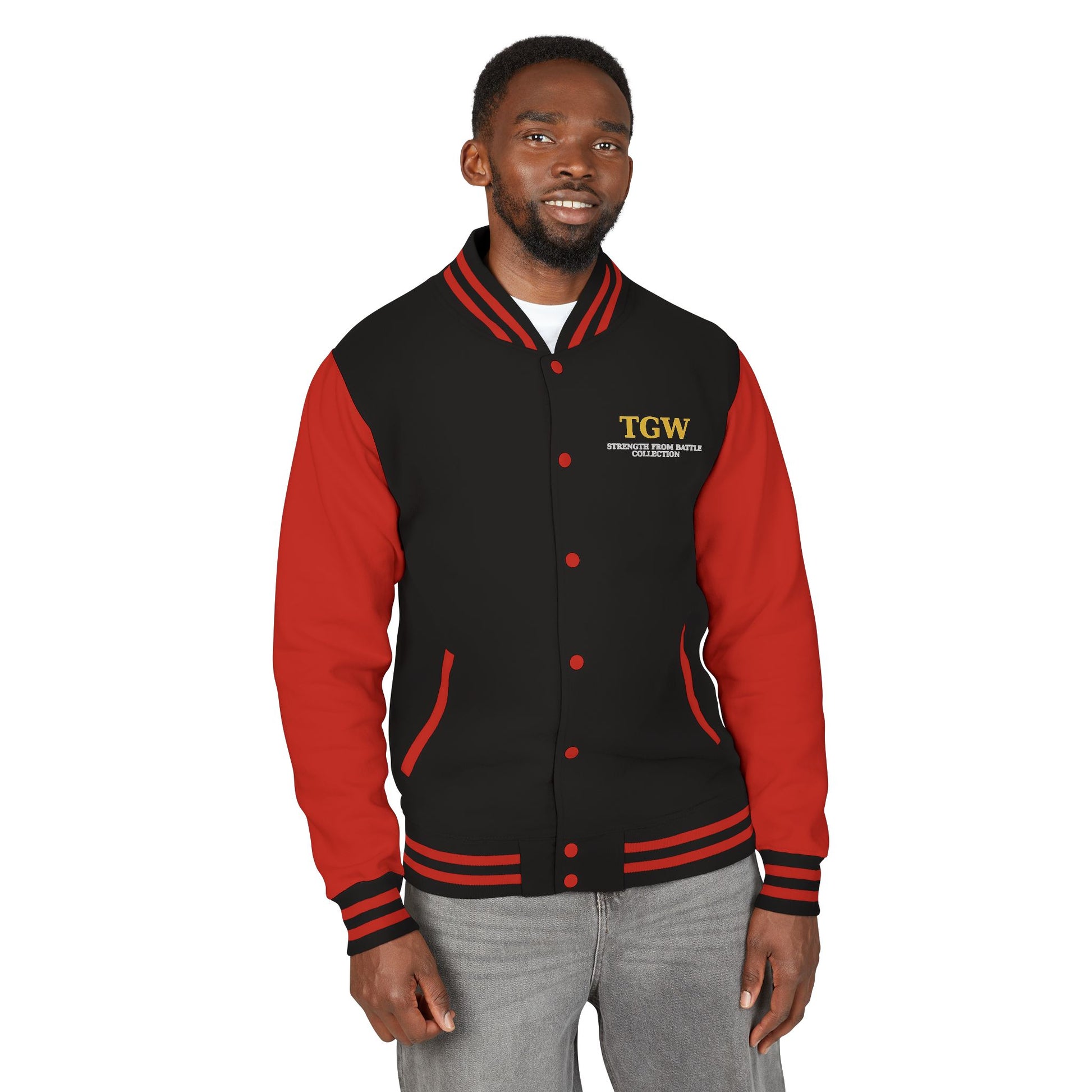 Men Heavyweight Letterman Jacket - Vintage Style Varsity Jacket for Everyday Wear, Sports Events, Graduation, Casual Outings, Team Spirit