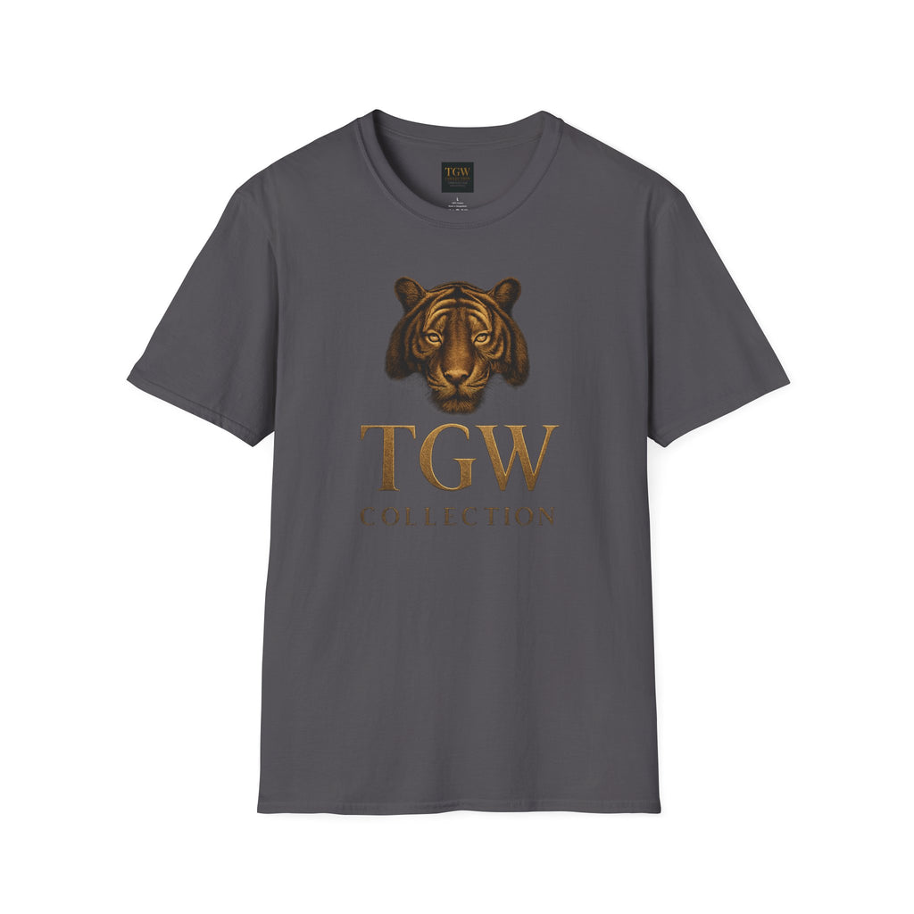 Tiger Head Softstyle T-Shirt | Casual Wear, Wild Animal Tee, Fashion Statement, Unique Design