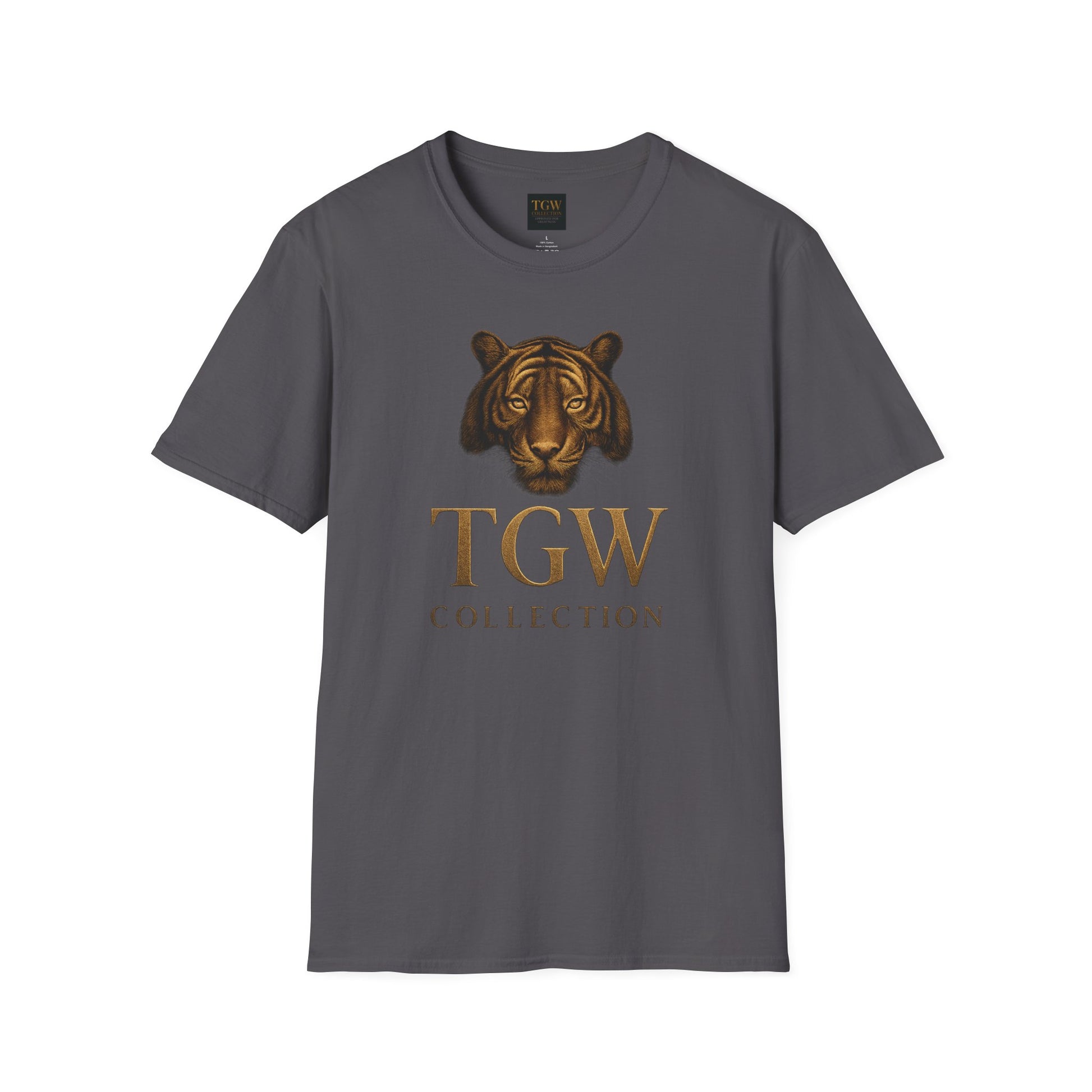 Tiger Head Softstyle T-Shirt | Casual Wear, Wild Animal Tee, Fashion Statement, Unique Design