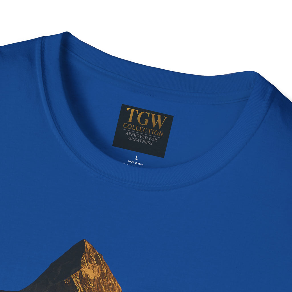 Stylish Mountain Graphic T-Shirt, Adventure Tee, Casual Wear, Apparel, Gift for Nature Lovers