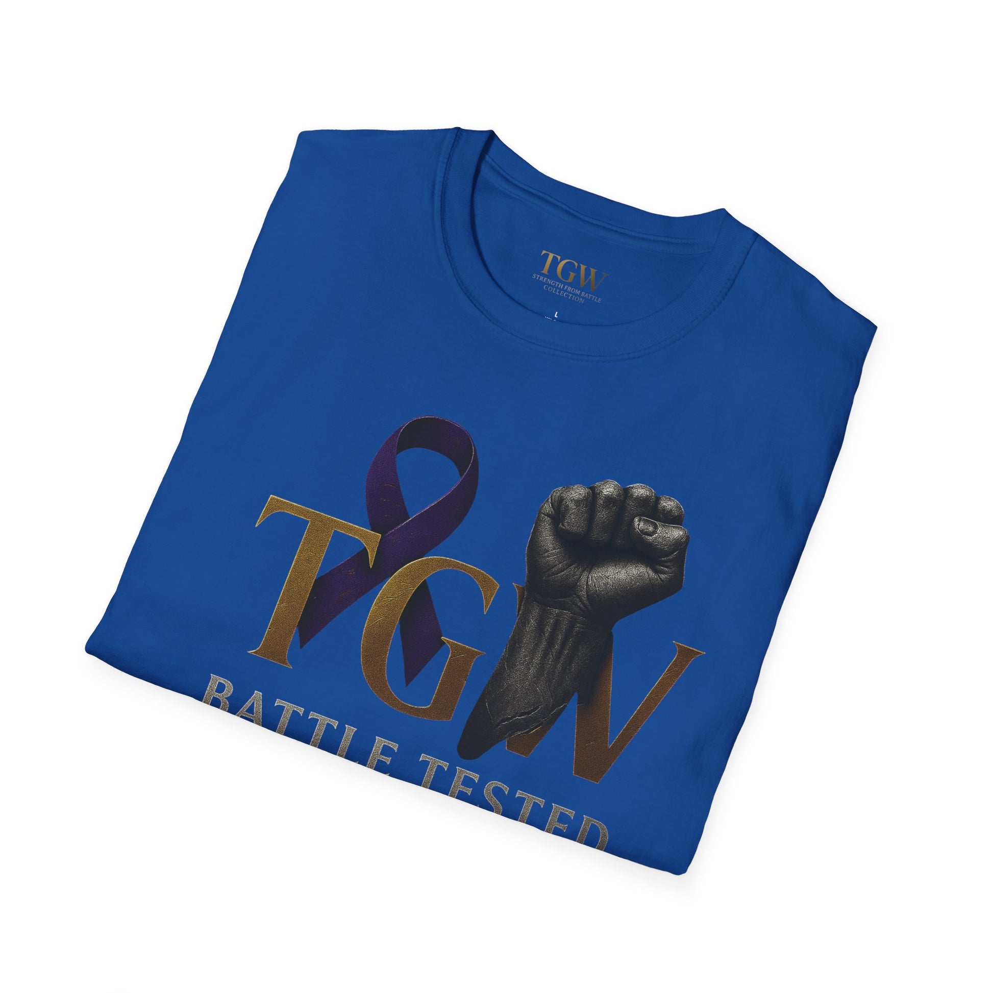 Men Empowerment Graphic Tee - Soft style T-Shirt, Battle Tested Shirt, Motivational Gift, Activism Apparel, Everyday Wear, Gift for Heroes