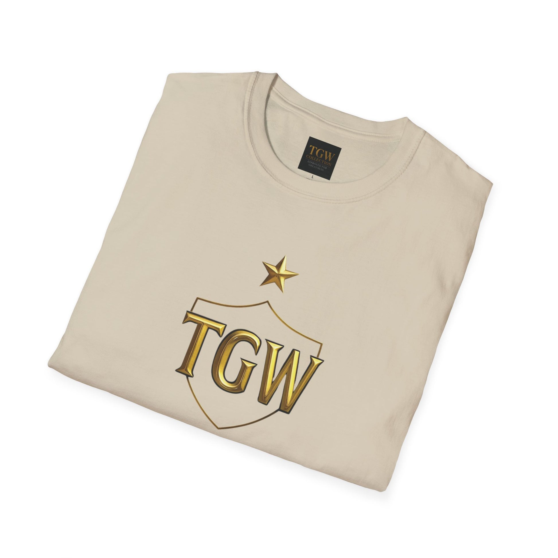 Softstyle T-Shirt - TGW 'Born for Greatness' Tee, Motivational Gift, Casual Wear, Inspirational Apparel, Achievement