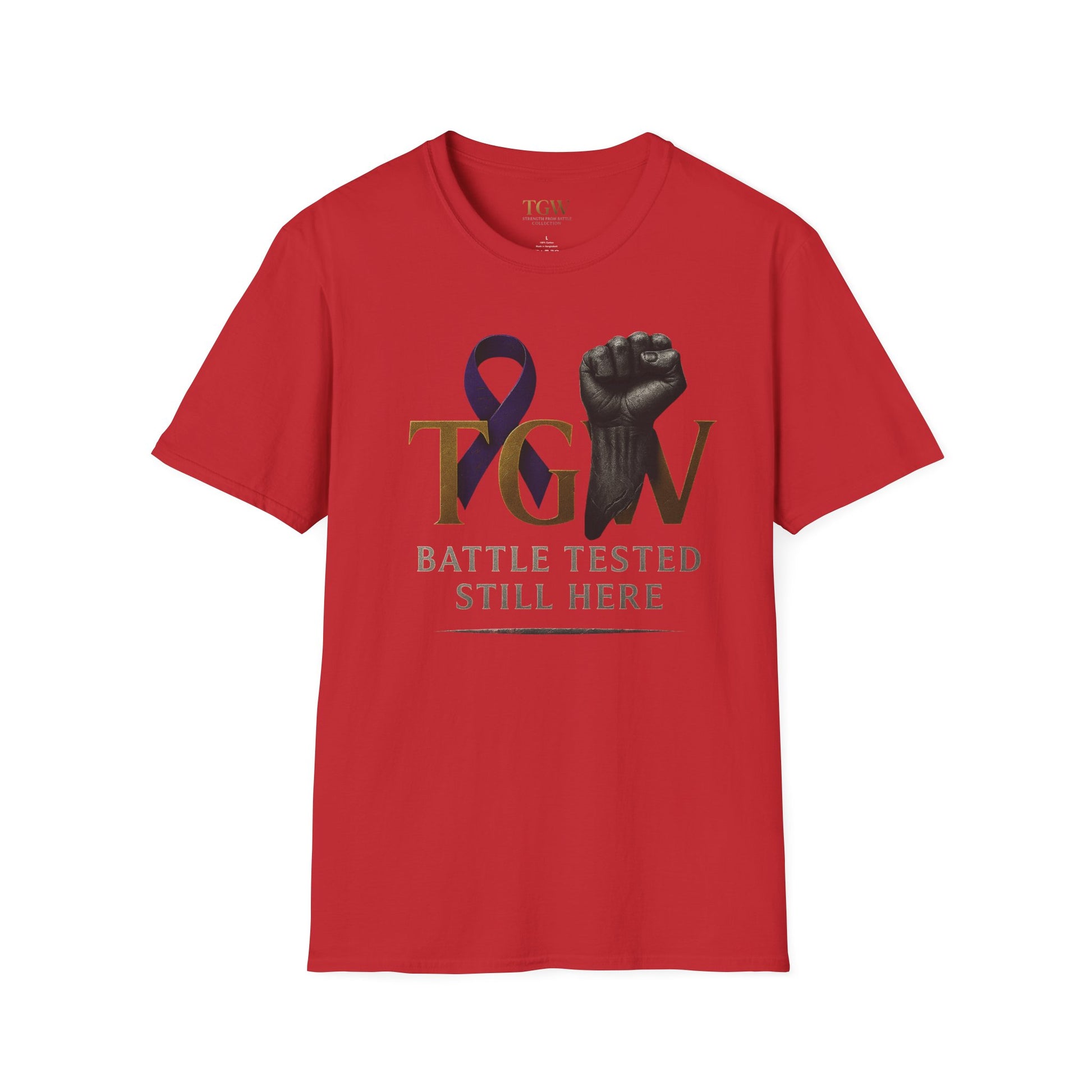 Men Empowerment Graphic Tee - Soft style T-Shirt, Battle Tested Shirt, Motivational Gift, Activism Apparel, Everyday Wear, Gift for Heroes