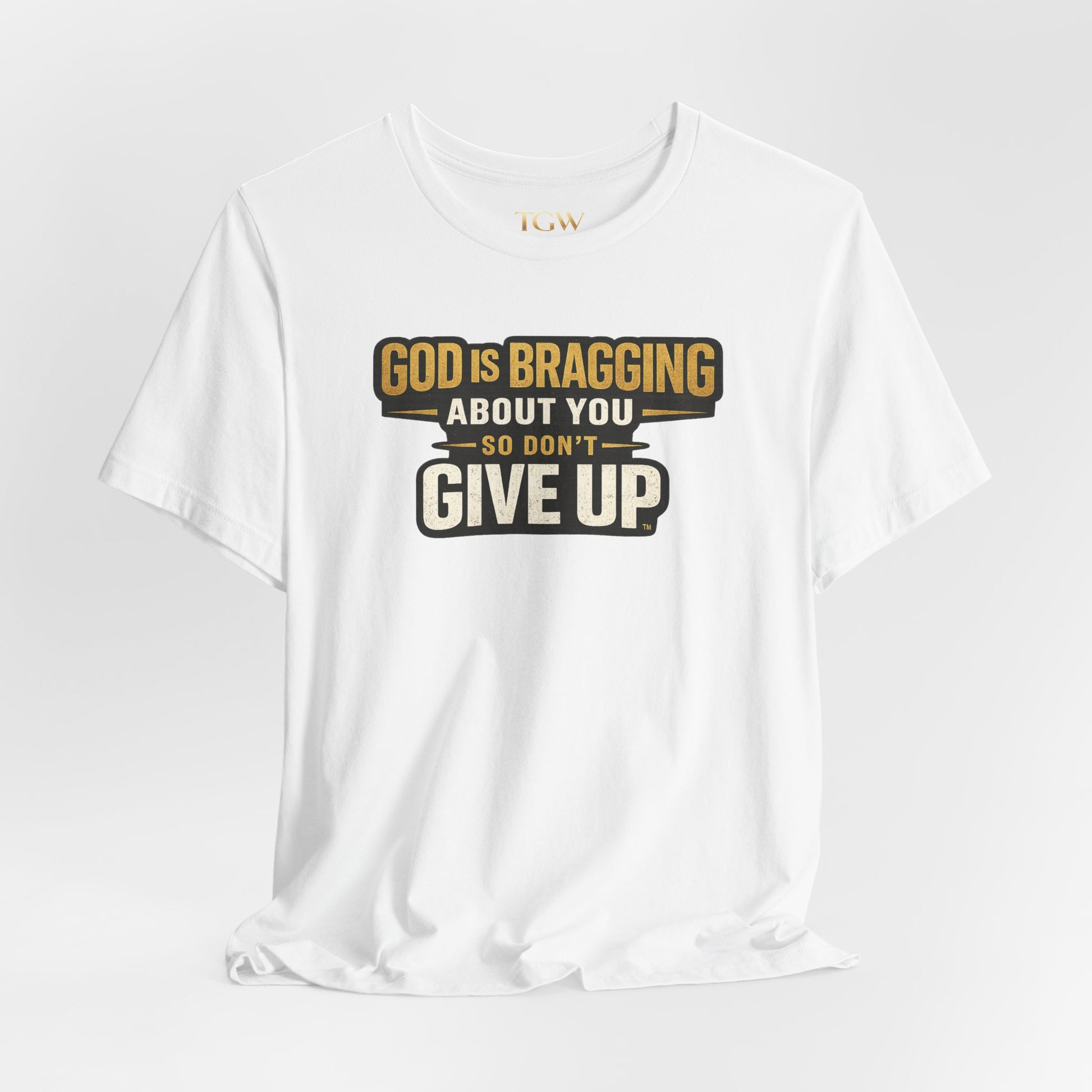 God is Bragging About You - Jersey Short Sleeve Tee