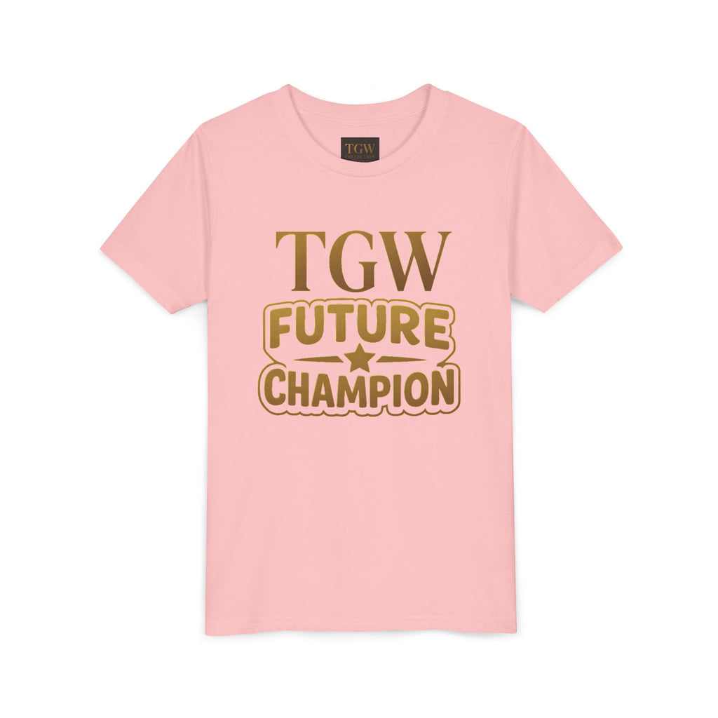 Future Champion Youth Tee - Motivational Kids Shirt, Sportswear, Birthday Gift, Fun Apparel, Champion Theme