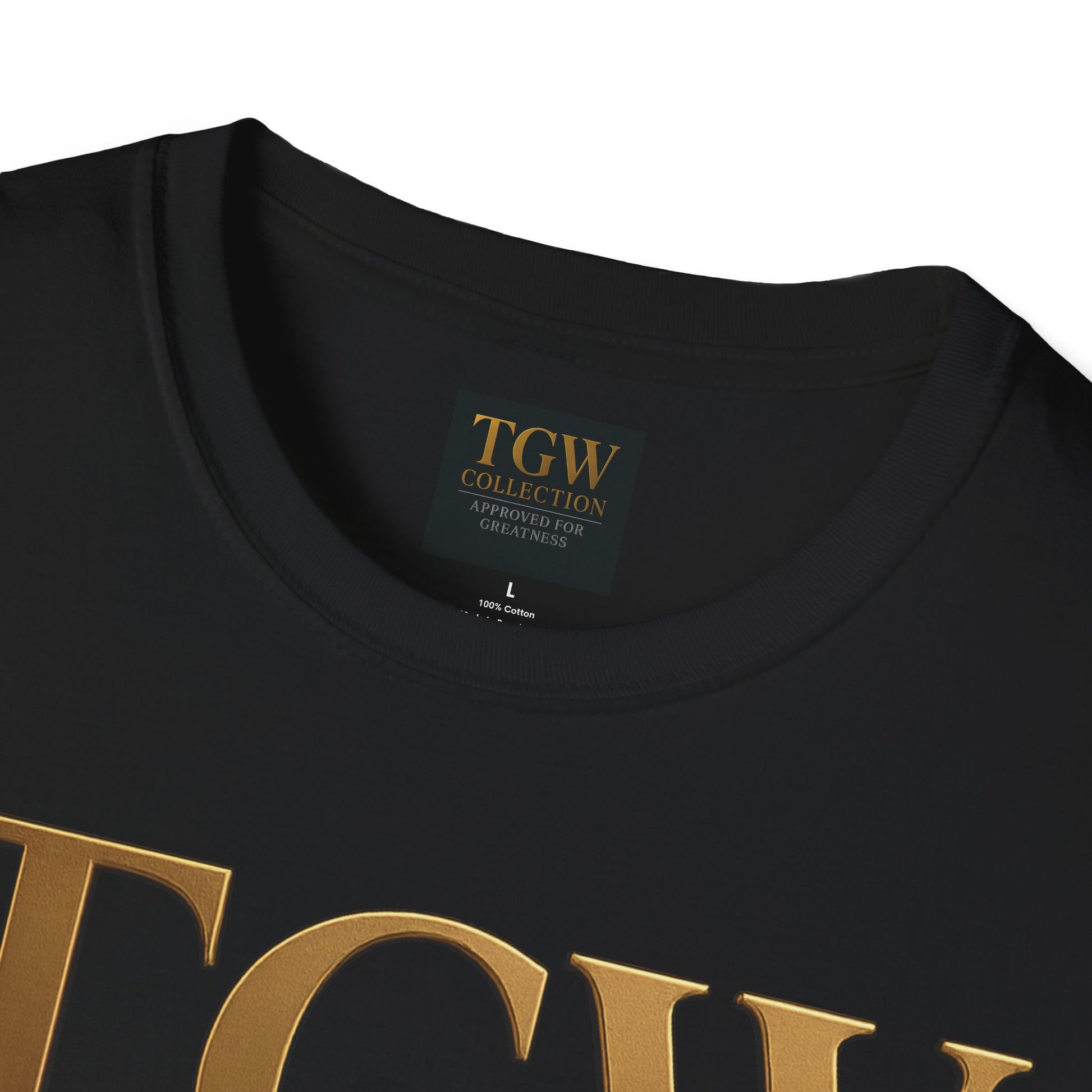 TGW Collection  Soft style T-Shirt | Casual Graphic Tee | Greatness Approved | Perfect for Everyday Wear, Gifts, and Celebrations